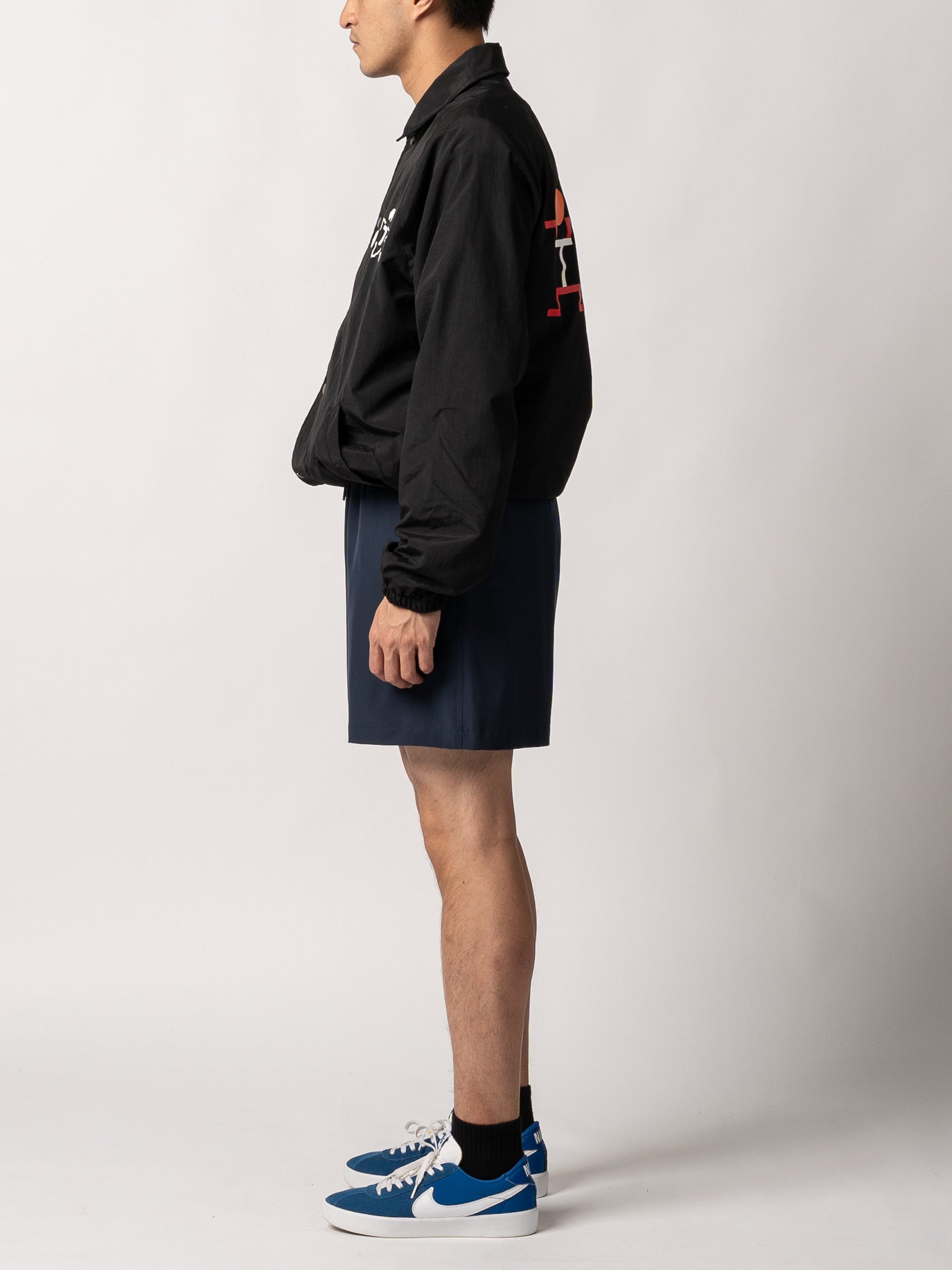 The Trilogy Tapes Three People Coach Jacket (Black)