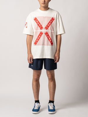 
                
                    Load image into Gallery viewer, The Trilogy Tapes 4 Boxes Cross T-Shirt (White)
                
            