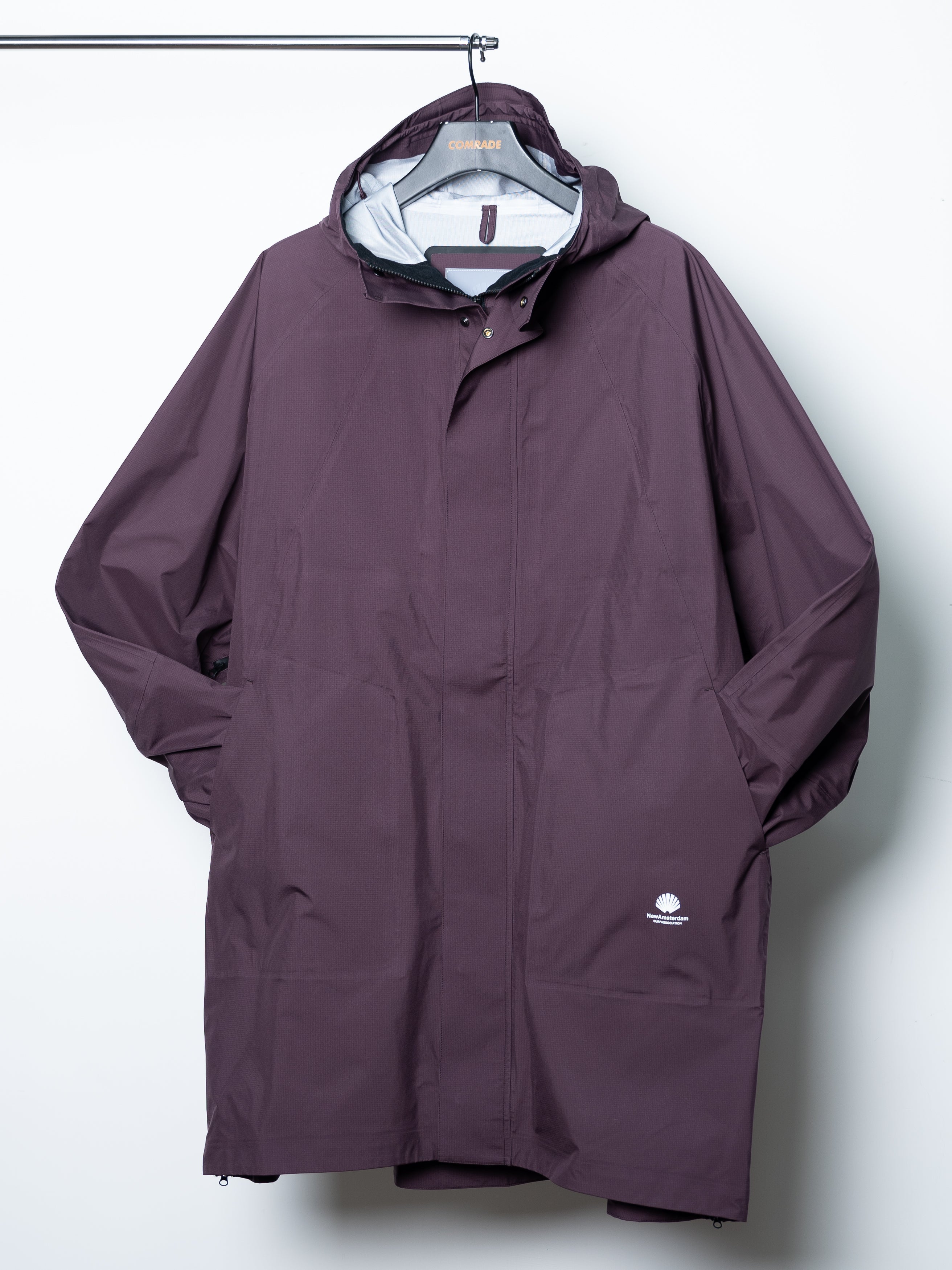 New Amsterdam Surf Association Technical Rain Jacket (Vineyard Wine)