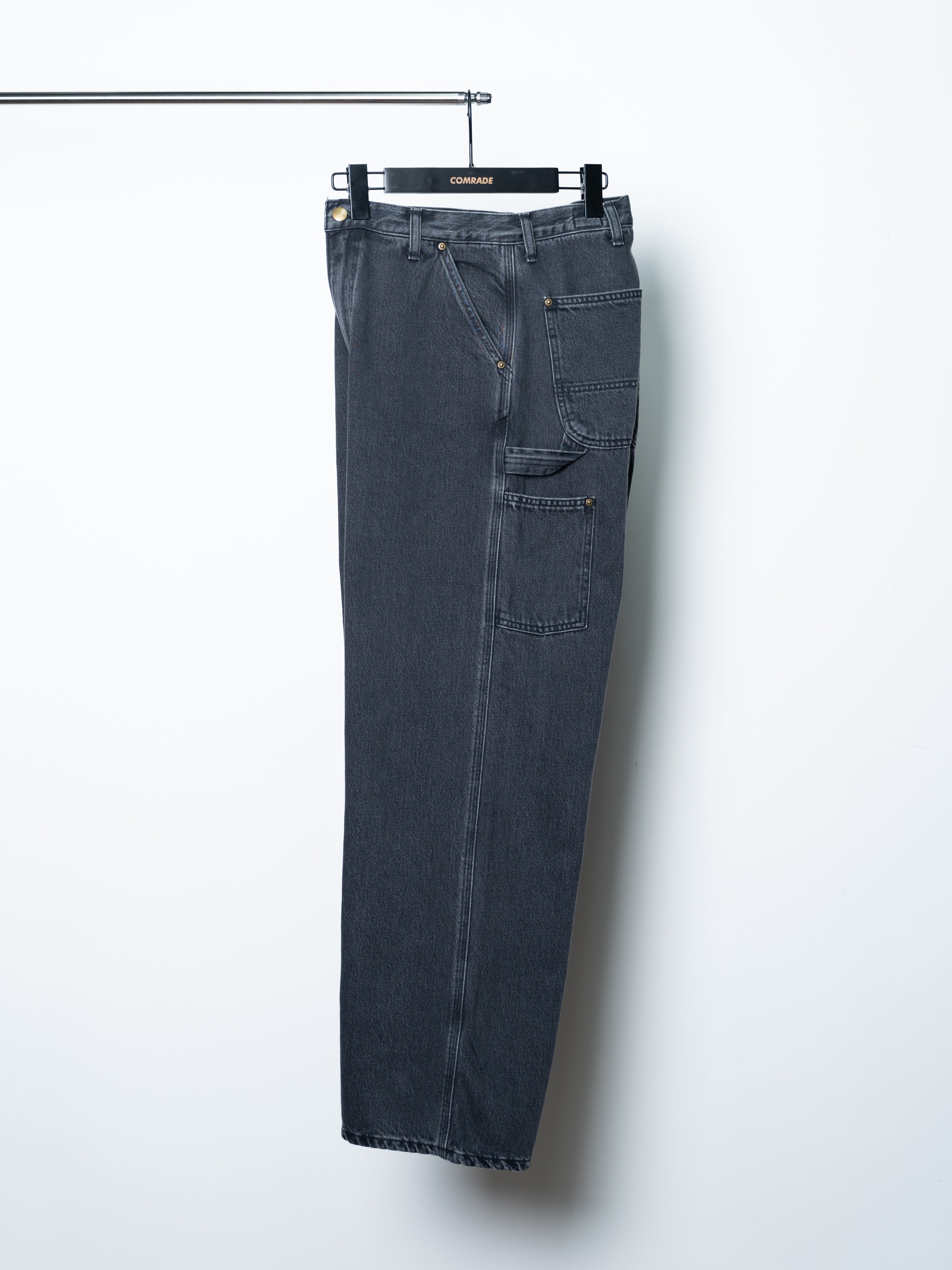 orSlow Dad's Fit Painter Pants (Black Denim Stone)