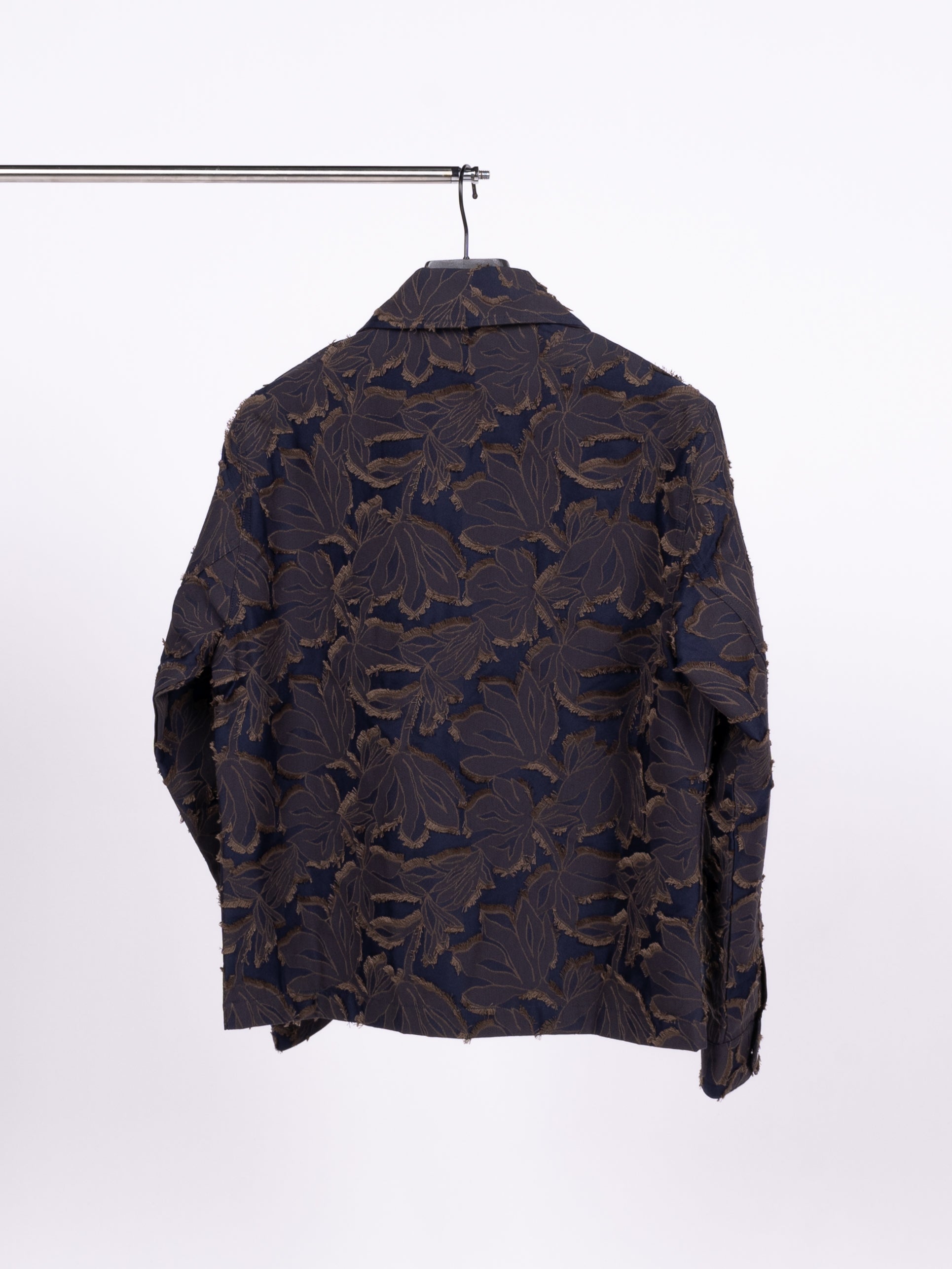 LITE YEAR Eisenhower Jacket (Navy W/ Floral)