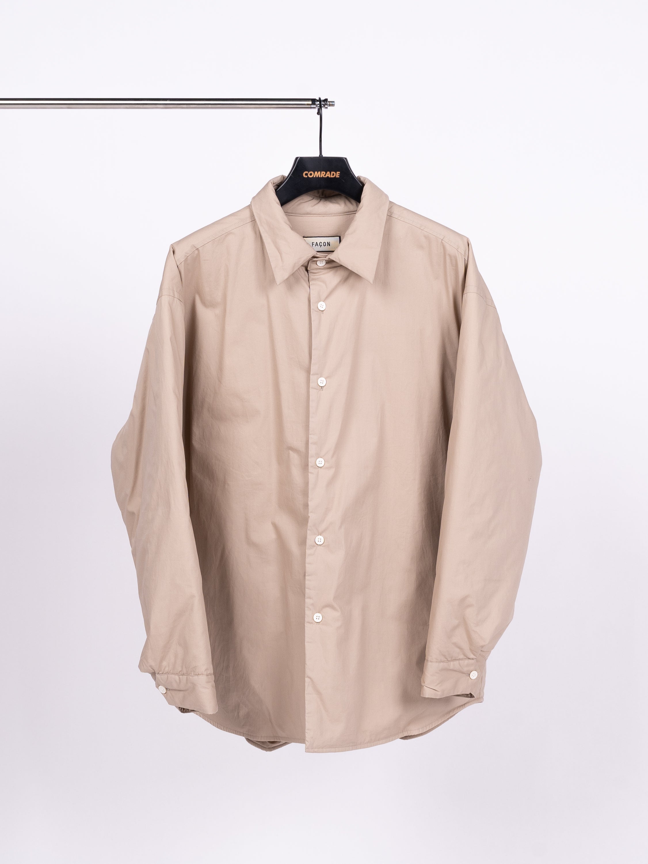 FAÇON Padded Shirt (Beige)