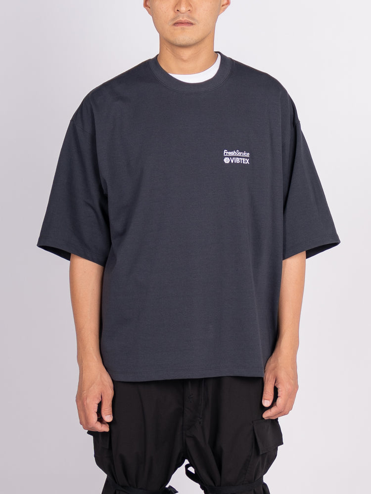 
                
                    Load image into Gallery viewer, VIBTEX for FreshService S/S Crew Neck Tee (Gray)
                
            
