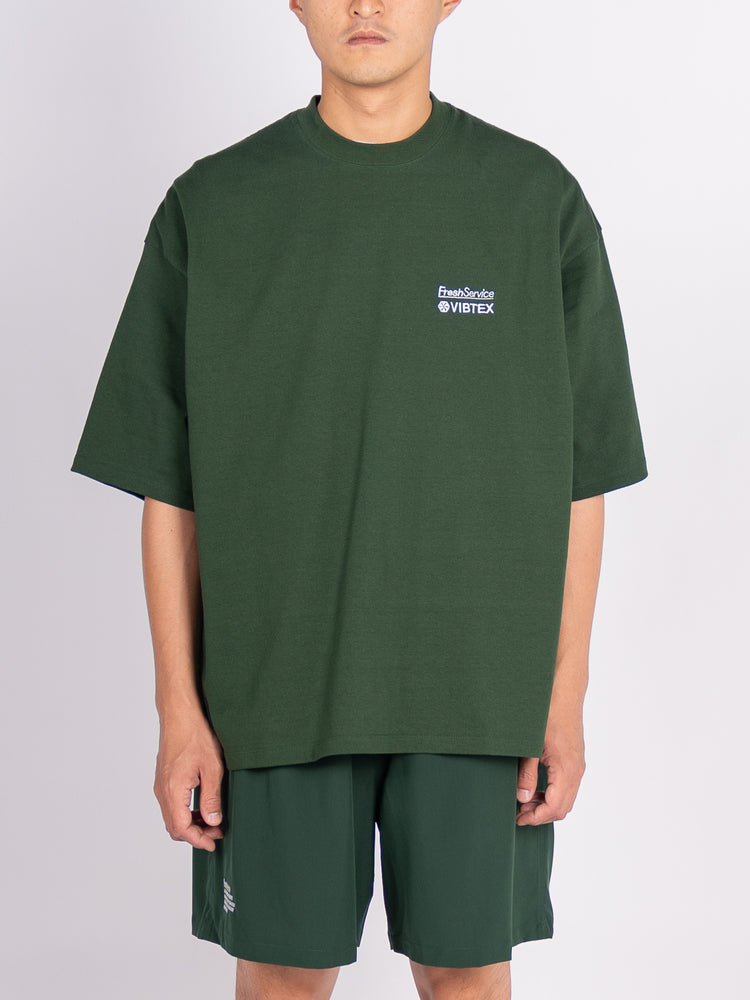 
                
                    Load image into Gallery viewer, VIBTEX for FreshService S/S Crew Neck Tee (Green)
                
            