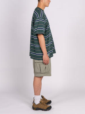 FreshService Multi Border S/S Tee (Green)