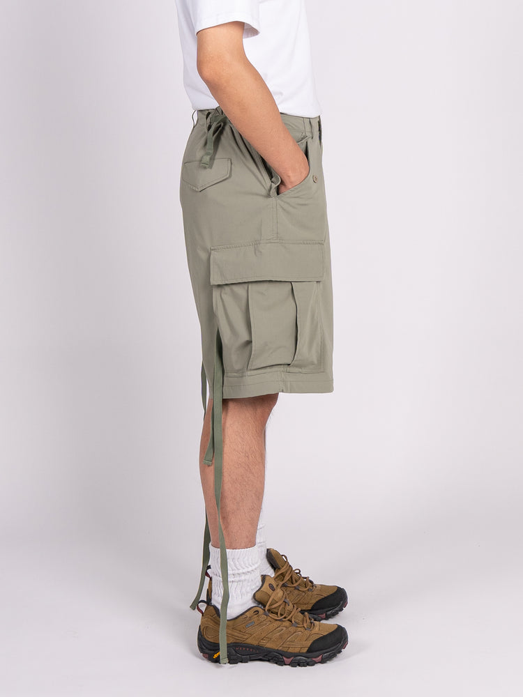 
                
                    Load image into Gallery viewer, FreshService Micro Typewriter Cargo Shorts (Sage)
                
            