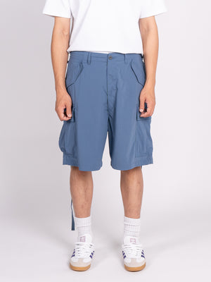 
                
                    Load image into Gallery viewer, FreshService Micro Typewriter Cargo Shorts (Blue)
                
            