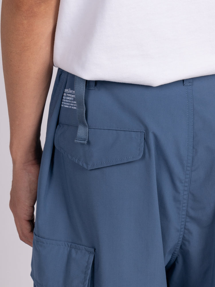 FreshService Micro Typewriter Cargo Shorts (Blue) | COMRADEHK