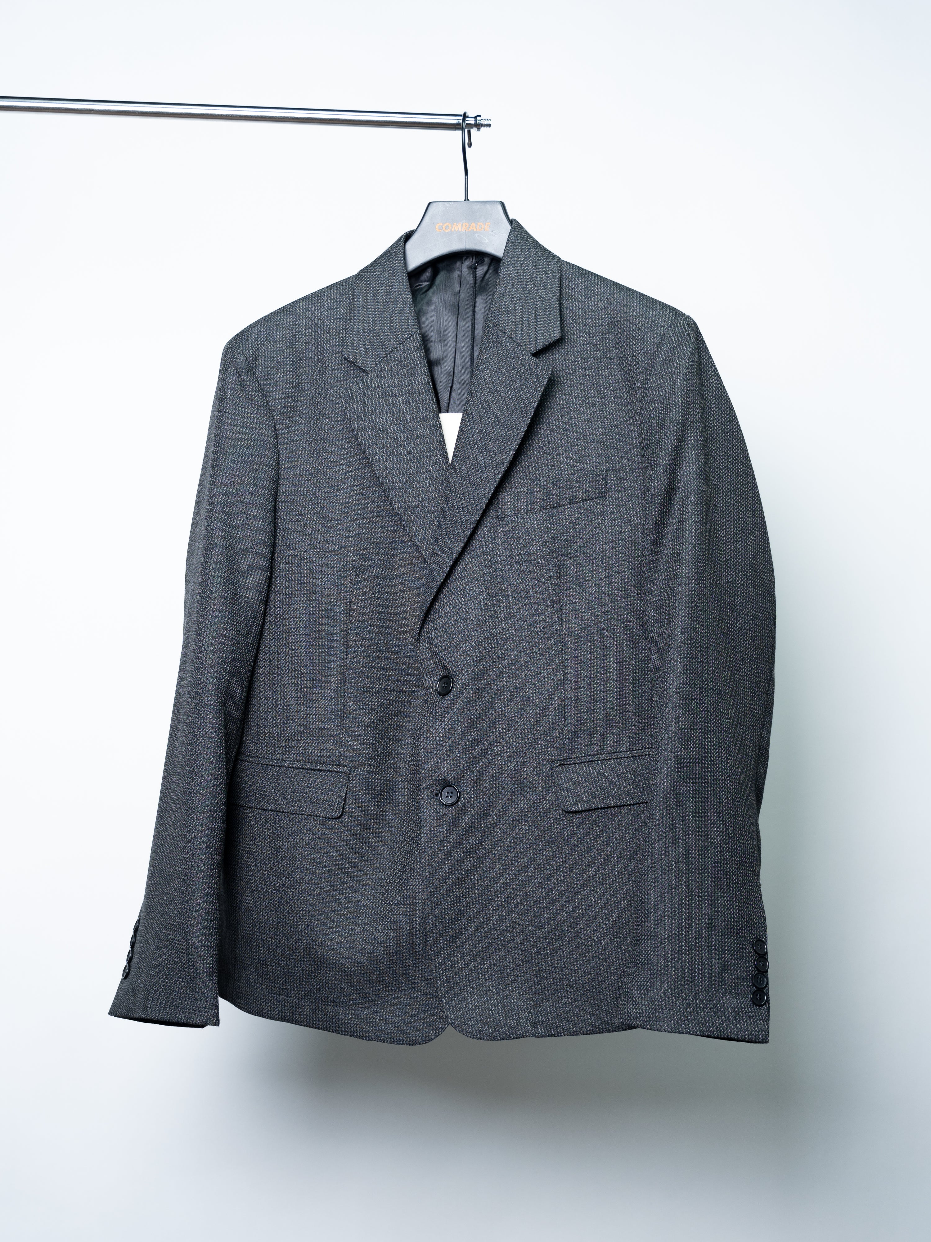 mfpen Single Breasted Blazer (Dark Grey Twist)