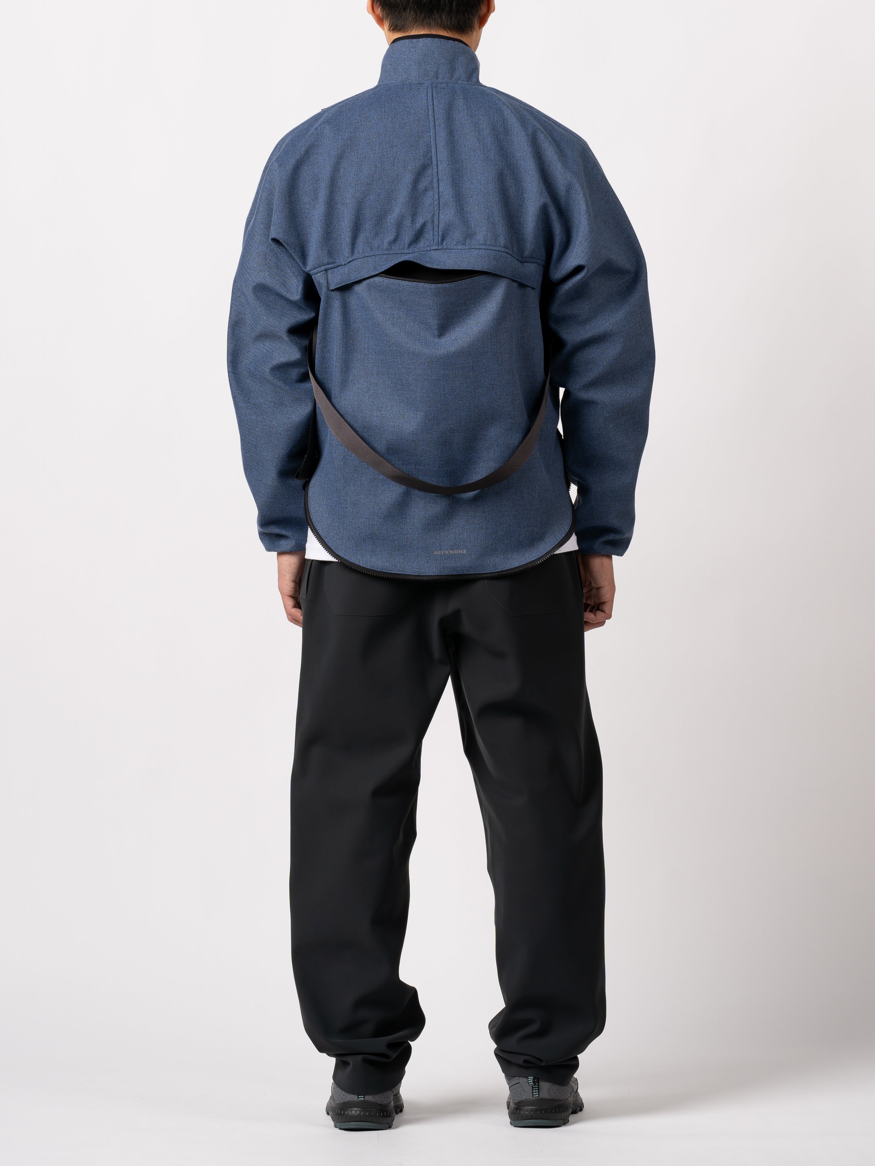 AFFXWRKS Bag Jacket (Peppered Blue) | AFFXWRKS – COMRADEHK