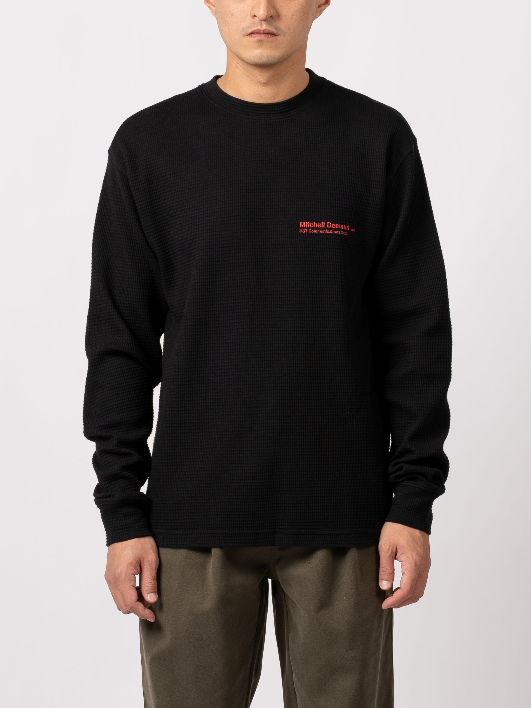 GR10K Demand Mesh L/S T-Shirt (Black)