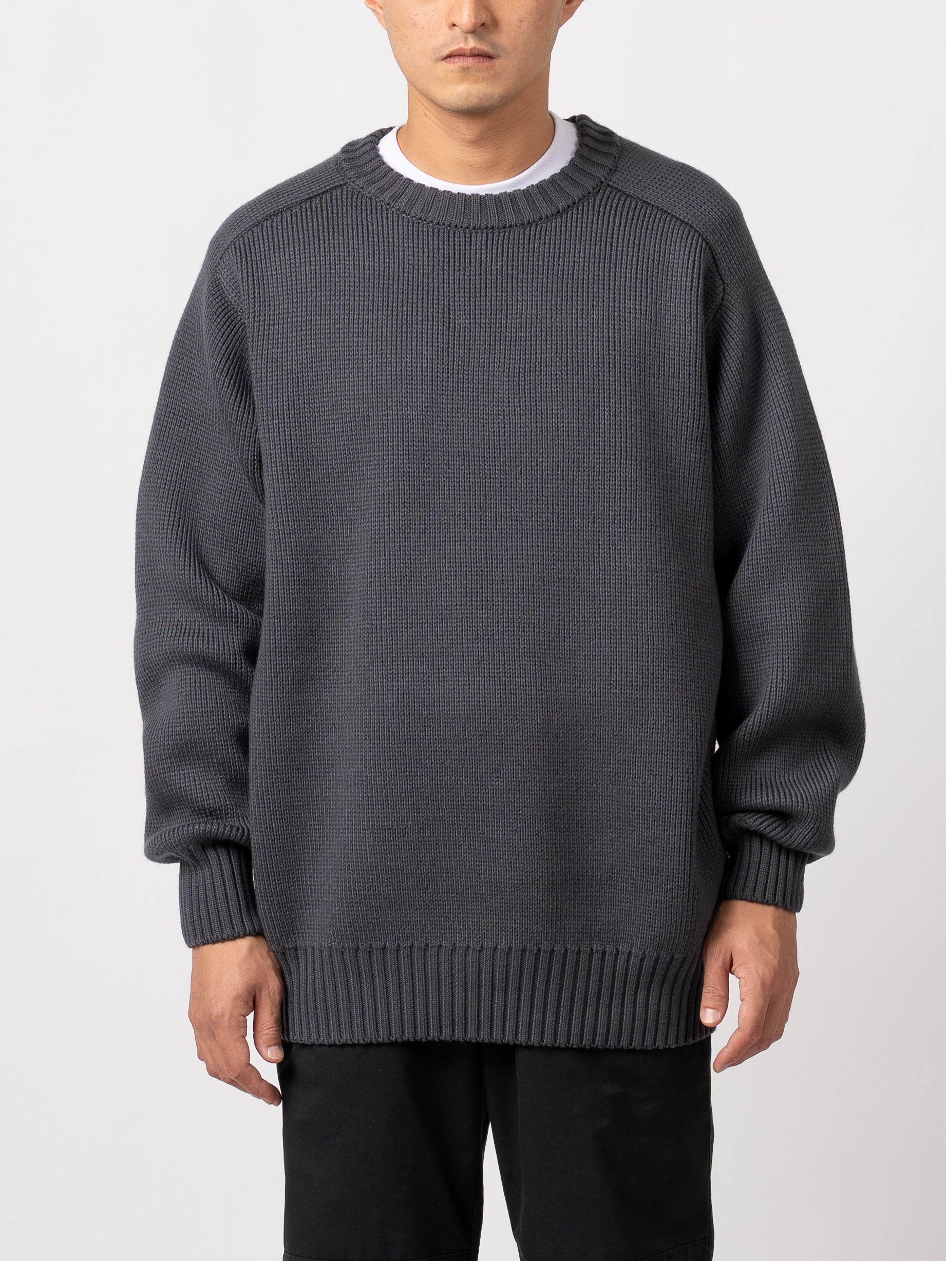 GR10K Arsenico Crew Neck (Coal Grey)