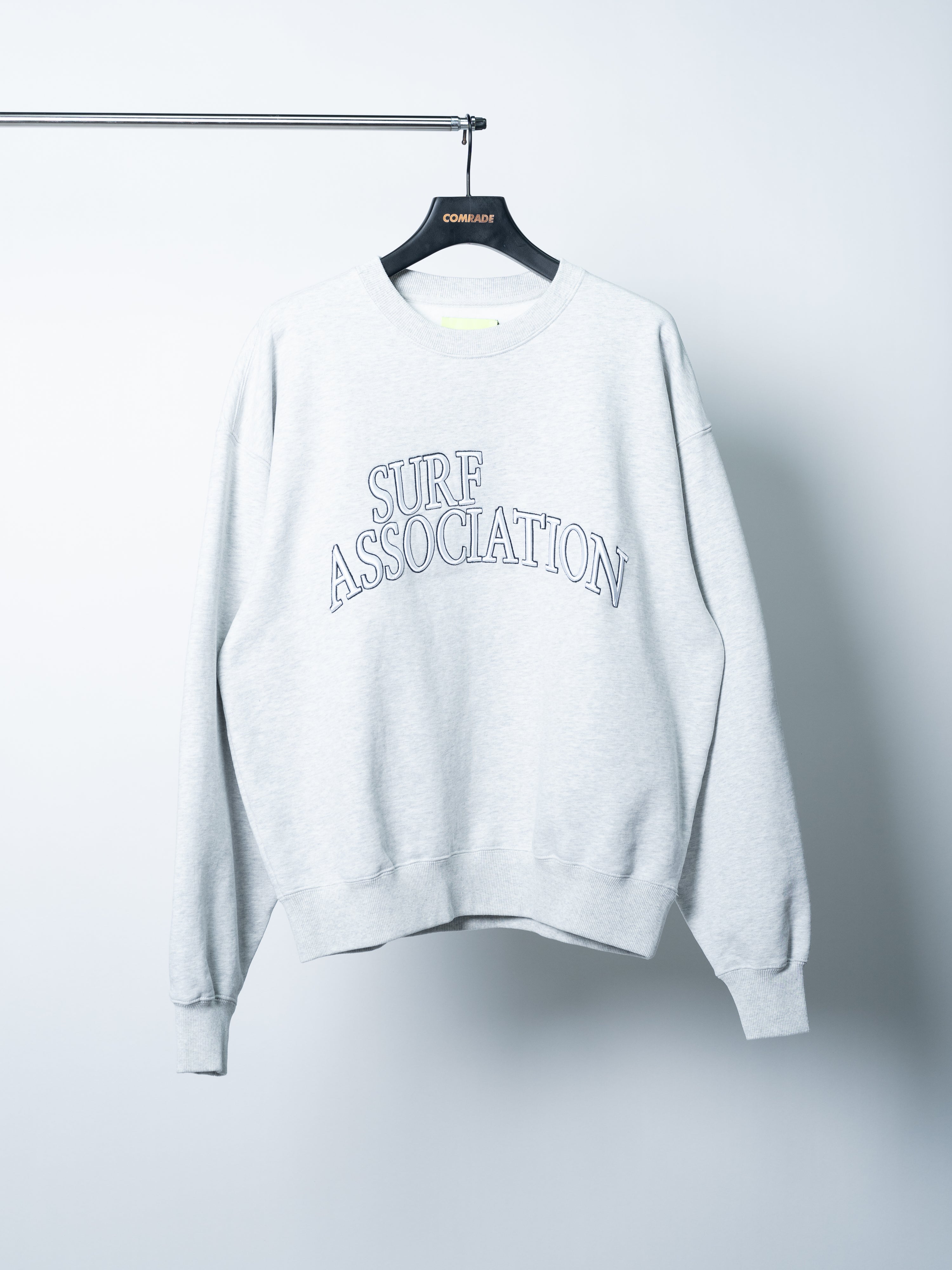 New Amsterdam Surf Association Varsity Crewneck (Grey)