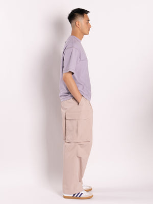 
                
                    Load image into Gallery viewer, CONICHIWA bonjour Cb Wide Cargo Pants (Light Pink)
                
            