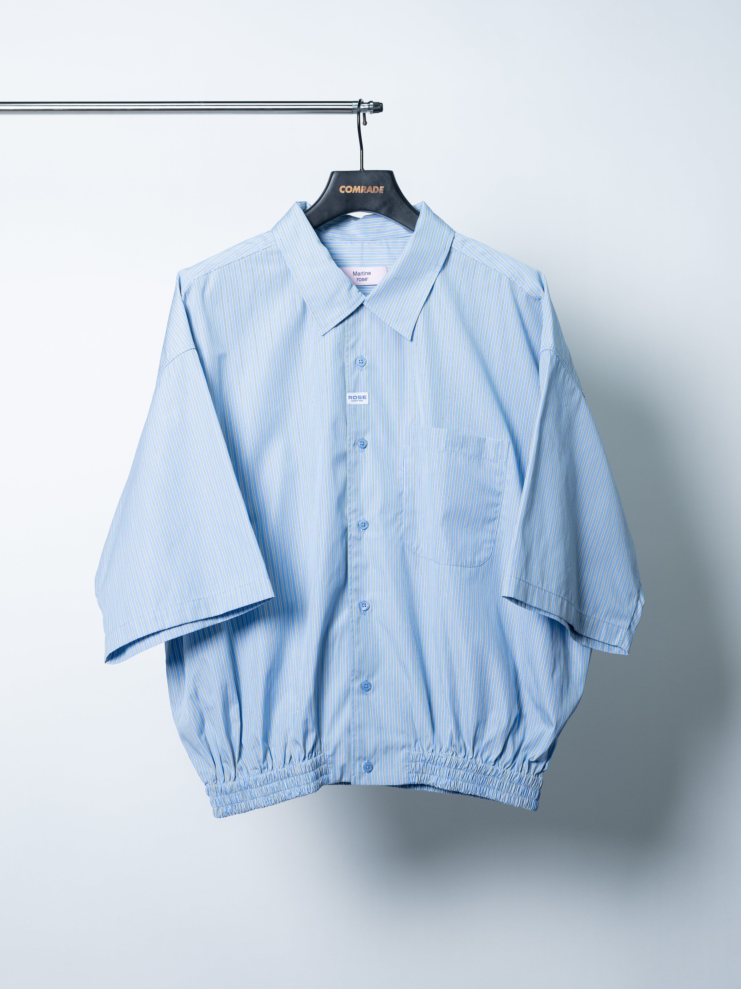 Martine Rose Shockcord Shirt (Blue/ White)