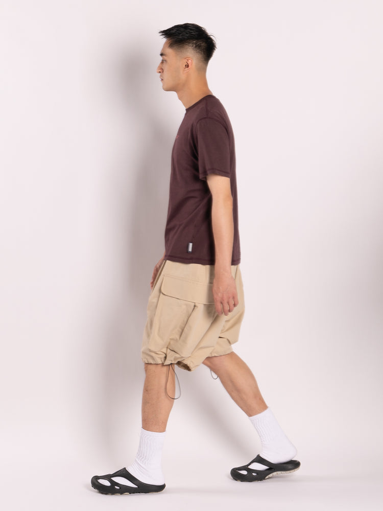 CONICHIWA bonjour Wide Cargo Shorts (Beige)