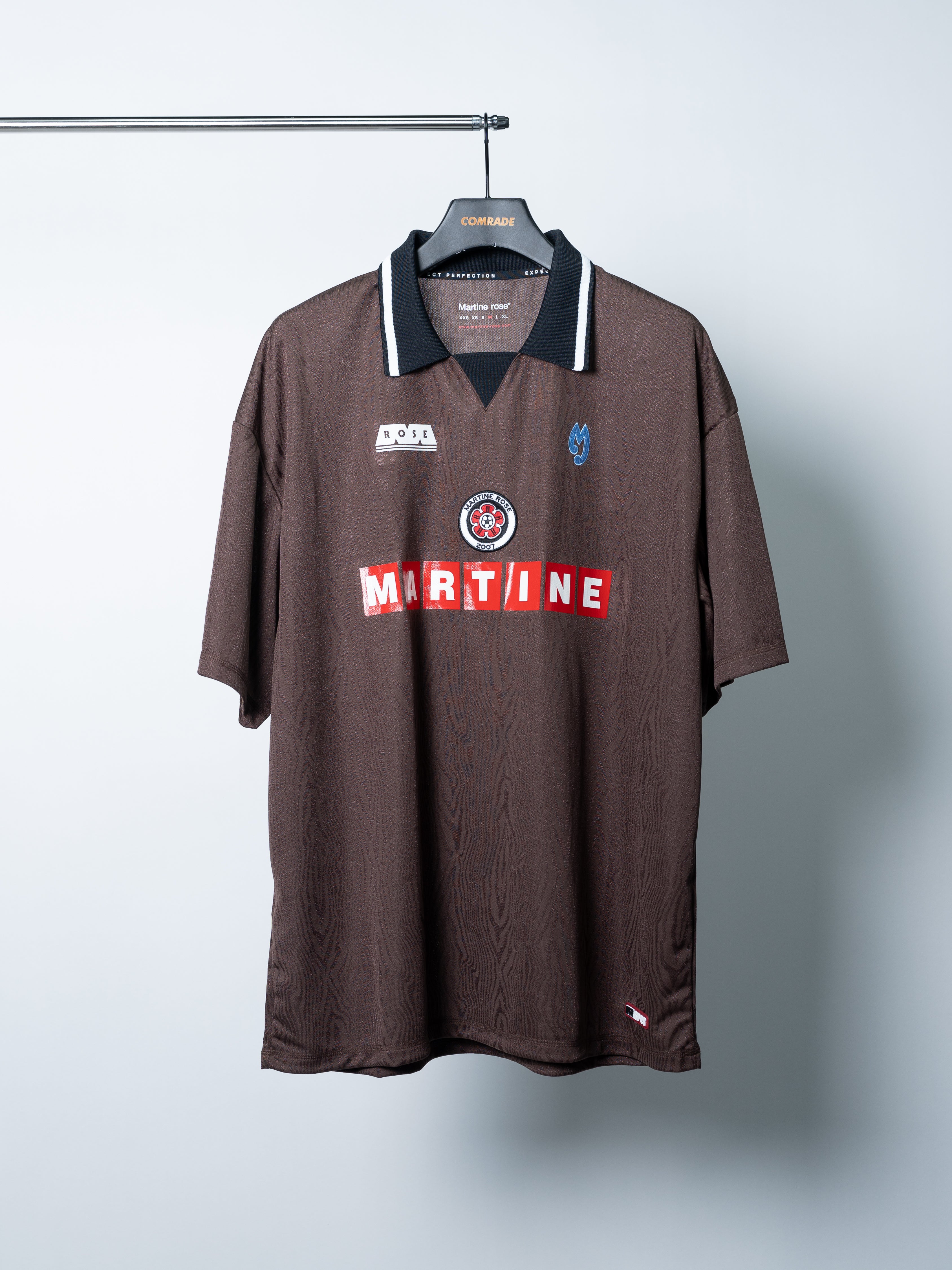Martine Rose Football Top (Brown) | COMRADE – COMRADE Hong Kong