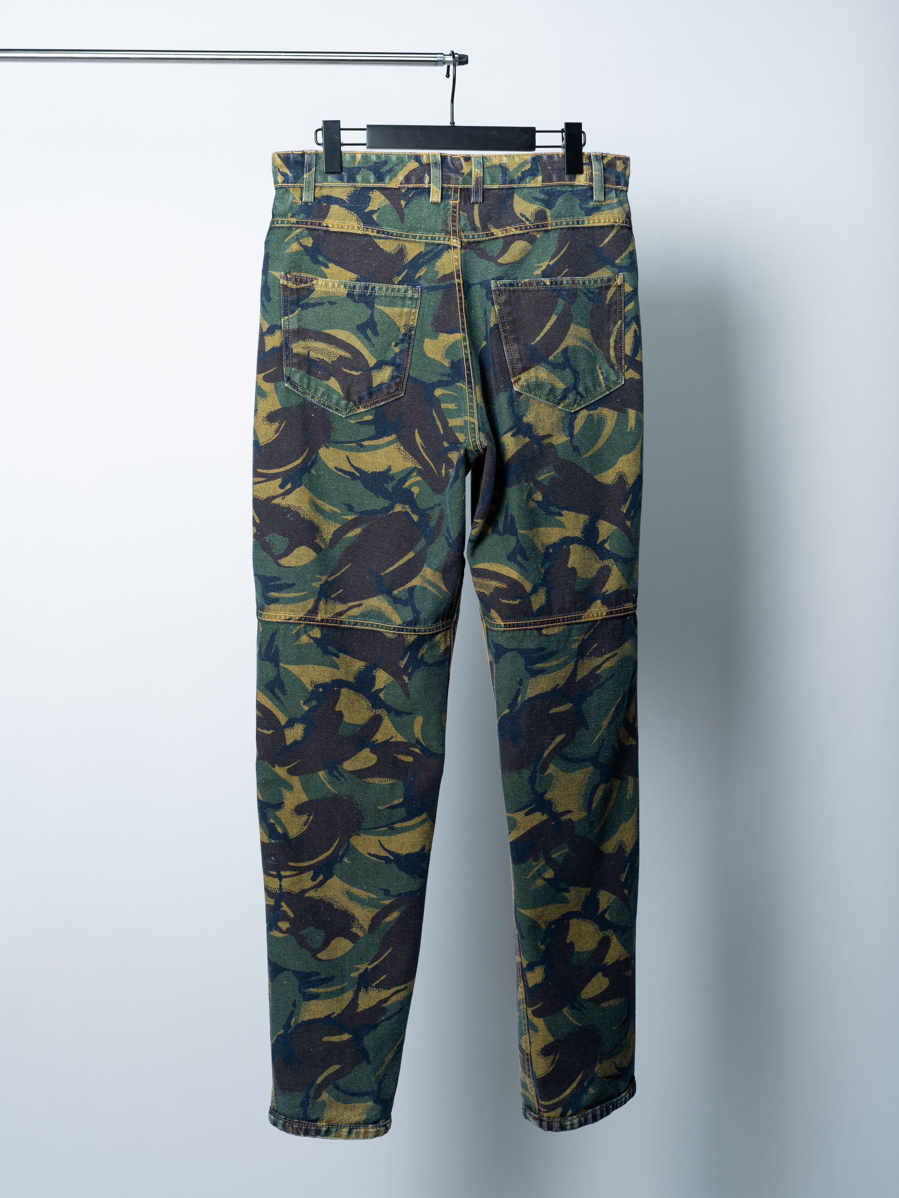 Martine Rose Reversible Camo Jean (Blue)