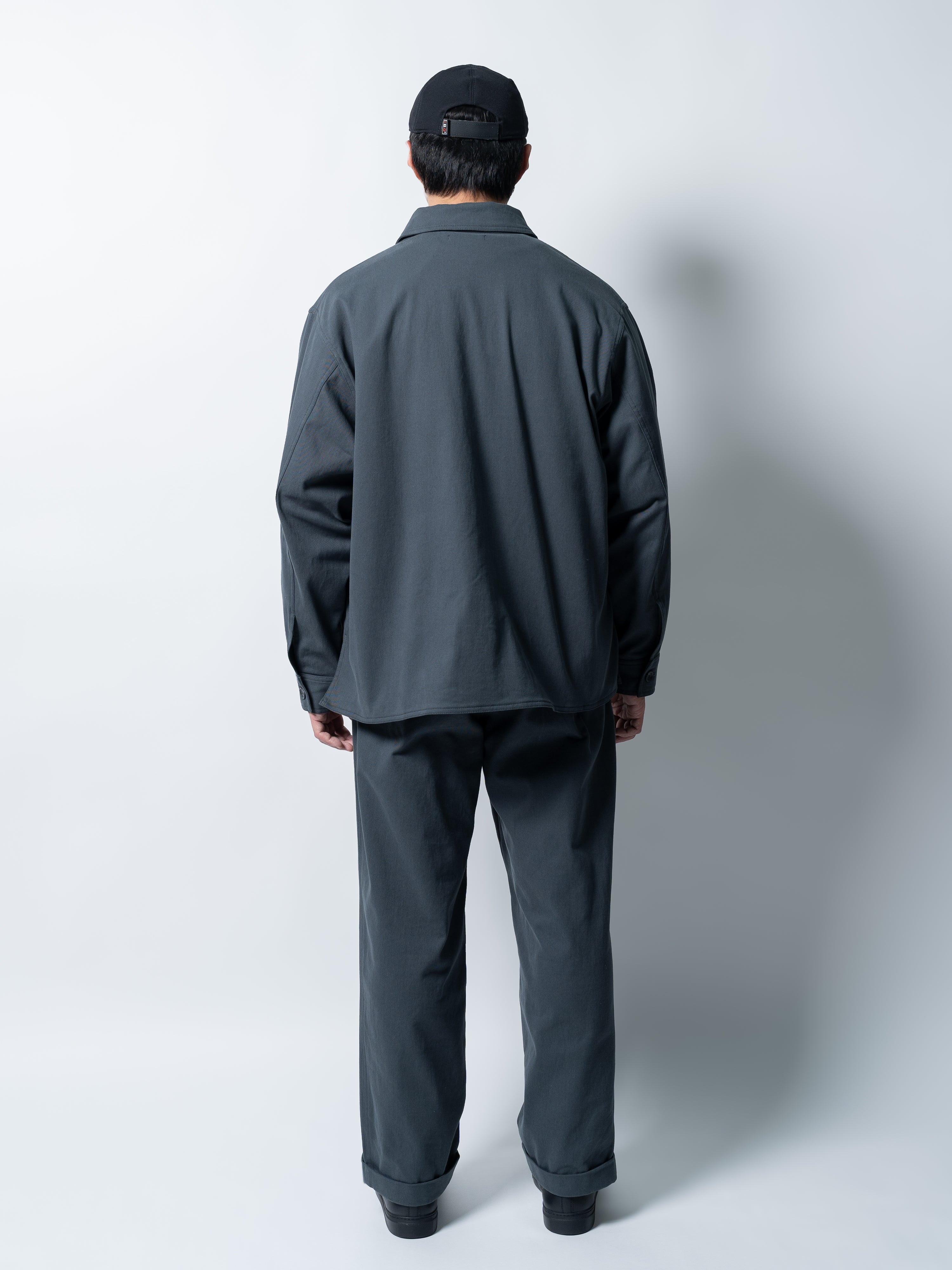 is-ness Kersey Shirt Jacket (Charcoal)