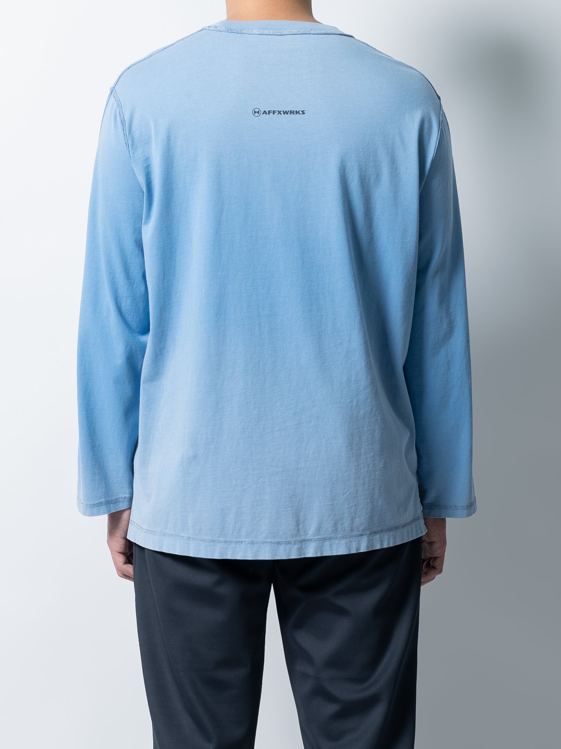 AFFXWRKS Micro Logo L/S T-Shirt (Blue)