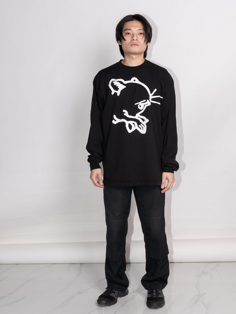 
                
                    Load image into Gallery viewer, RAMPS Rat L/S Tee (Black)
                
            