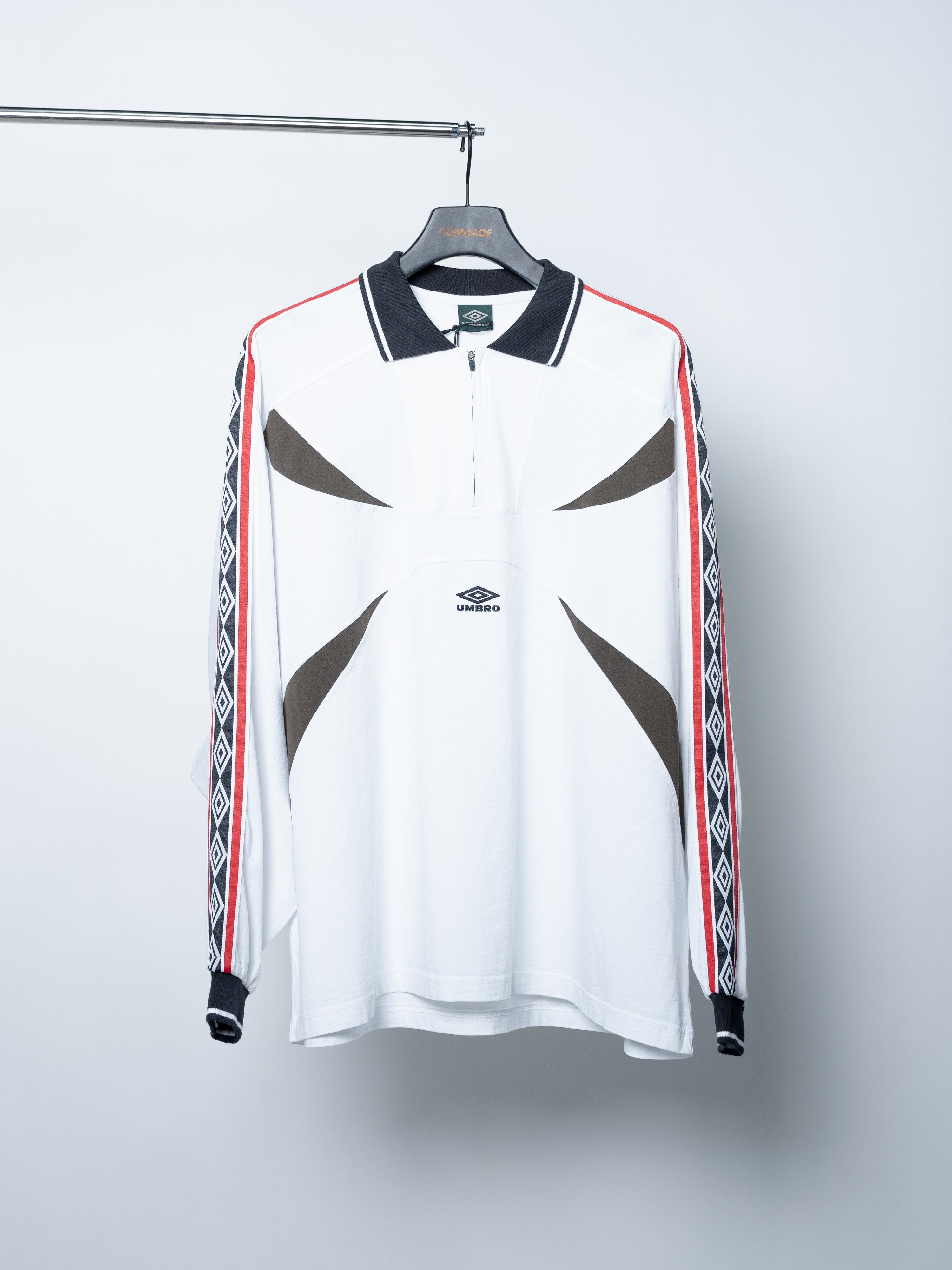 Umbro Taped Polo Washed Garment (White)