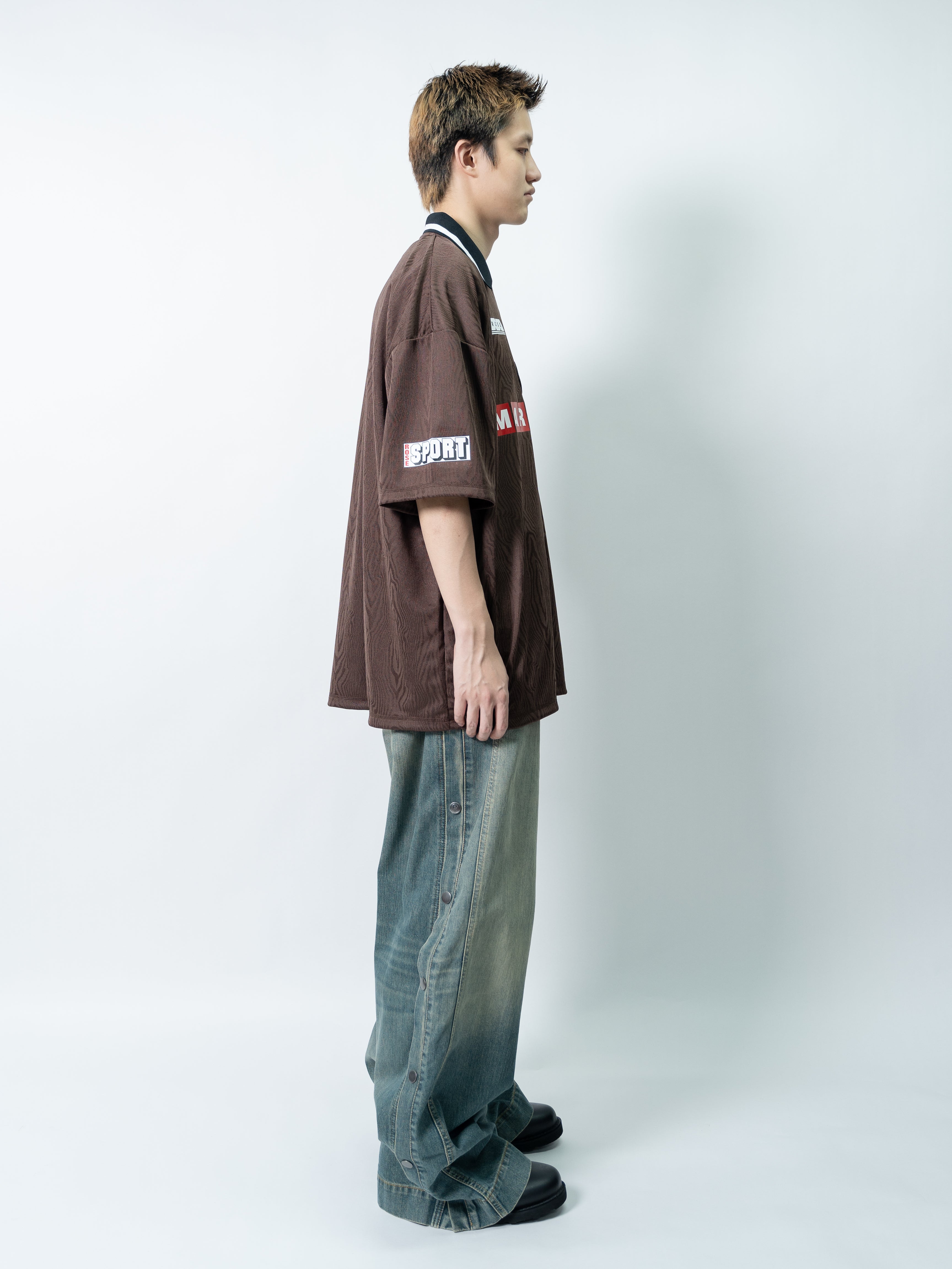 Martine Rose Football Top (Brown) | COMRADE – COMRADEHK