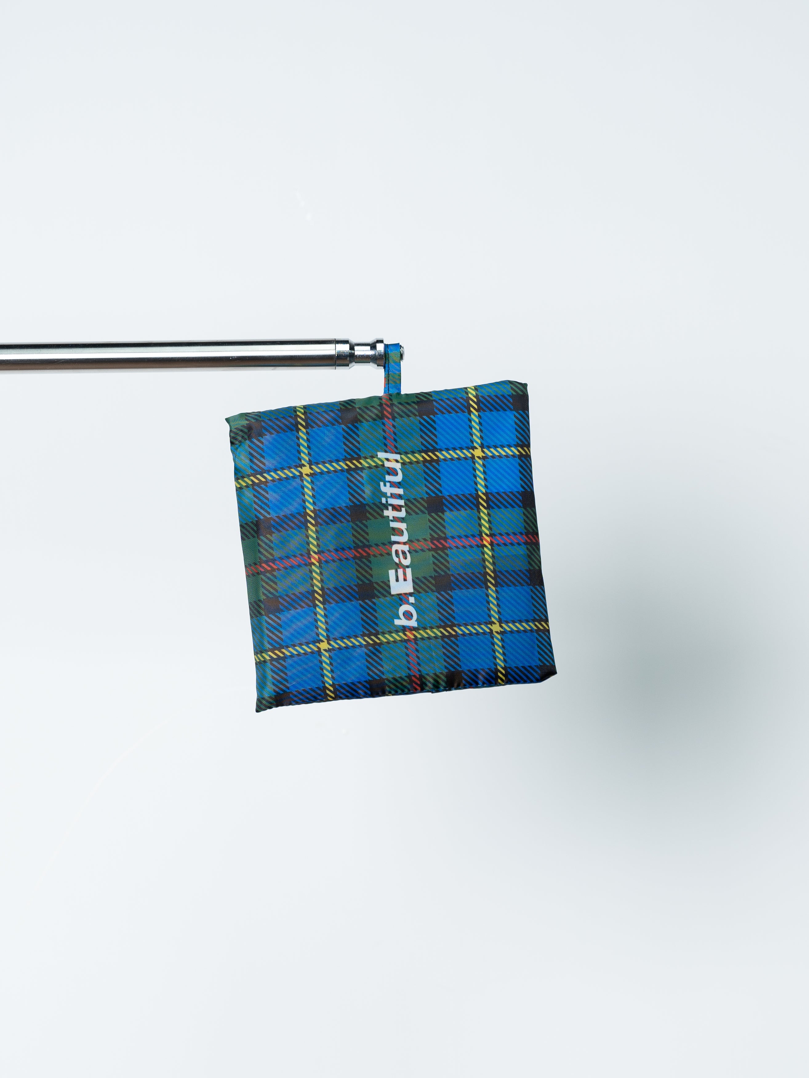 b.Eautiful MacLeod Tartan XL Reusable Bag (Blue / Green)