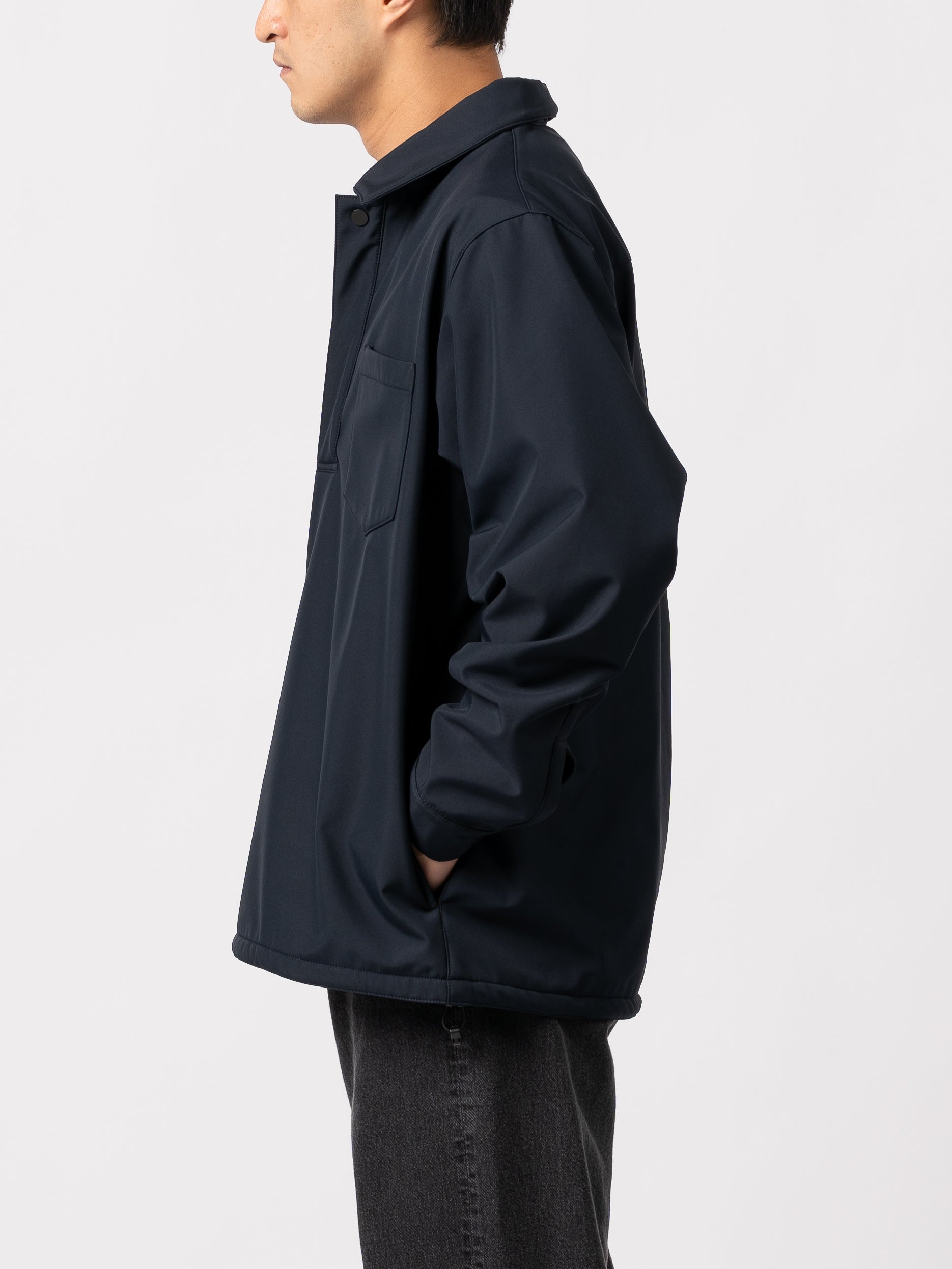 GR10K Pullover Windstopper Overshirt (Blue Navy) | COMRADEHK
