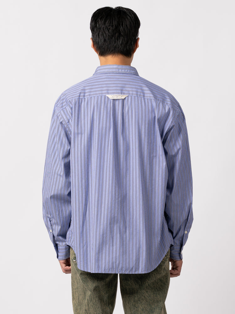 
                
                    Load image into Gallery viewer, mfpen Tendency Shirt (Office Stripe)
                
            