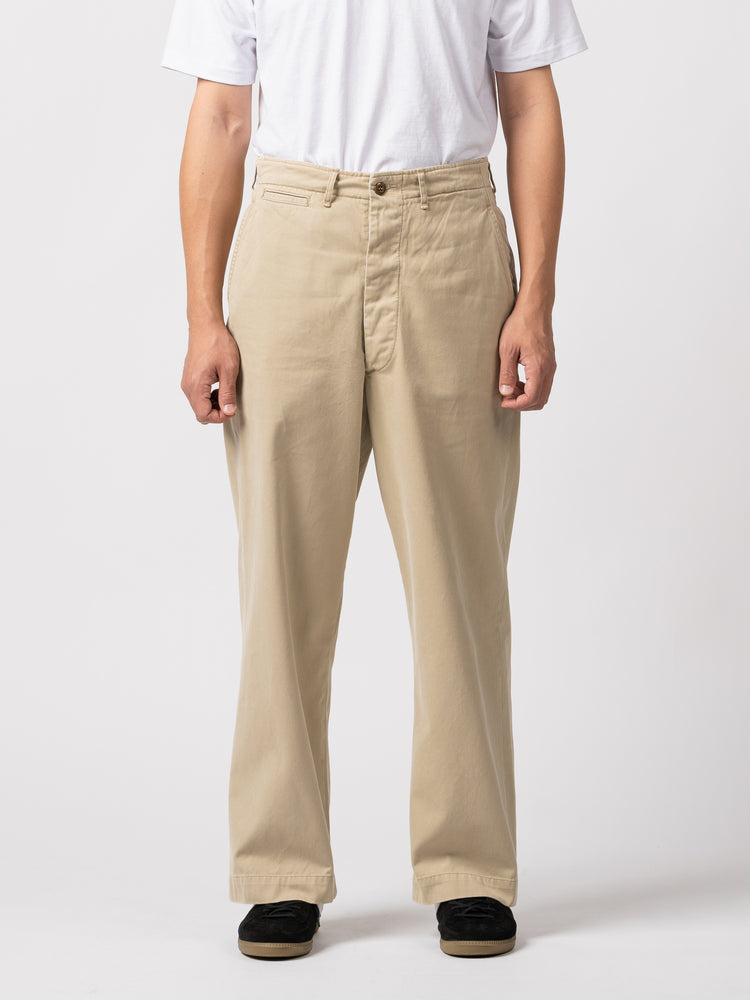 orSlow Vintage Fit Army Trousers (Khaki Stone)