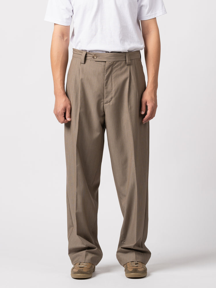 mfpen Classic Trousers（灰褐色條紋）
