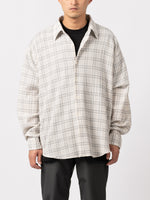 mfpen Exact Shirt (Grey Check Seersucker)