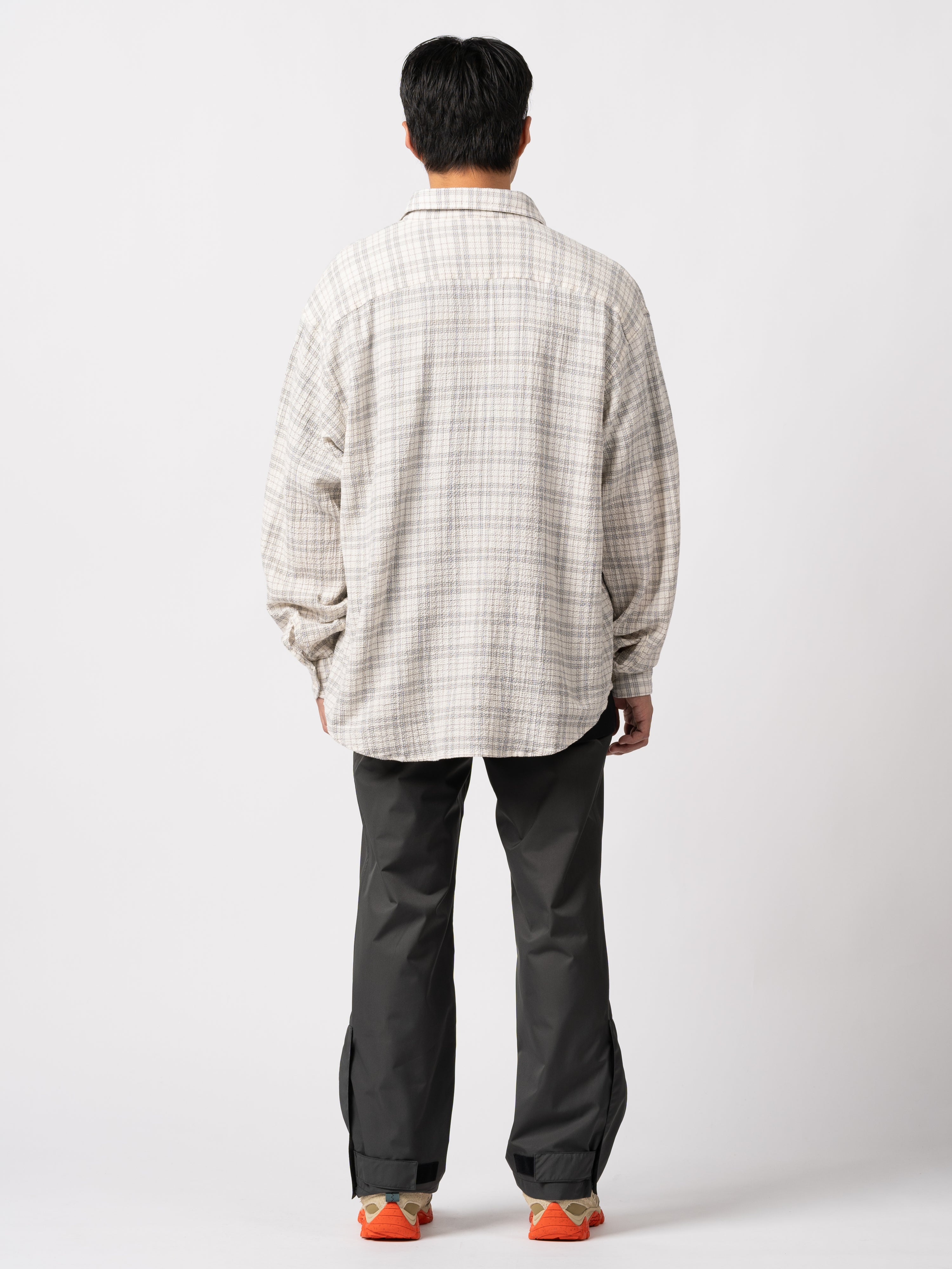 mfpen Exact Shirt (Grey Check Seersucker)