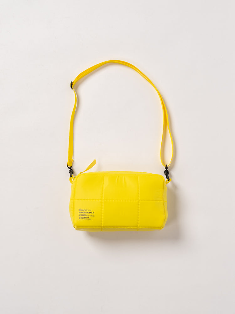 
                
                    Load image into Gallery viewer, FreshService Quilted Cube Bag M (Yellow)
                
            