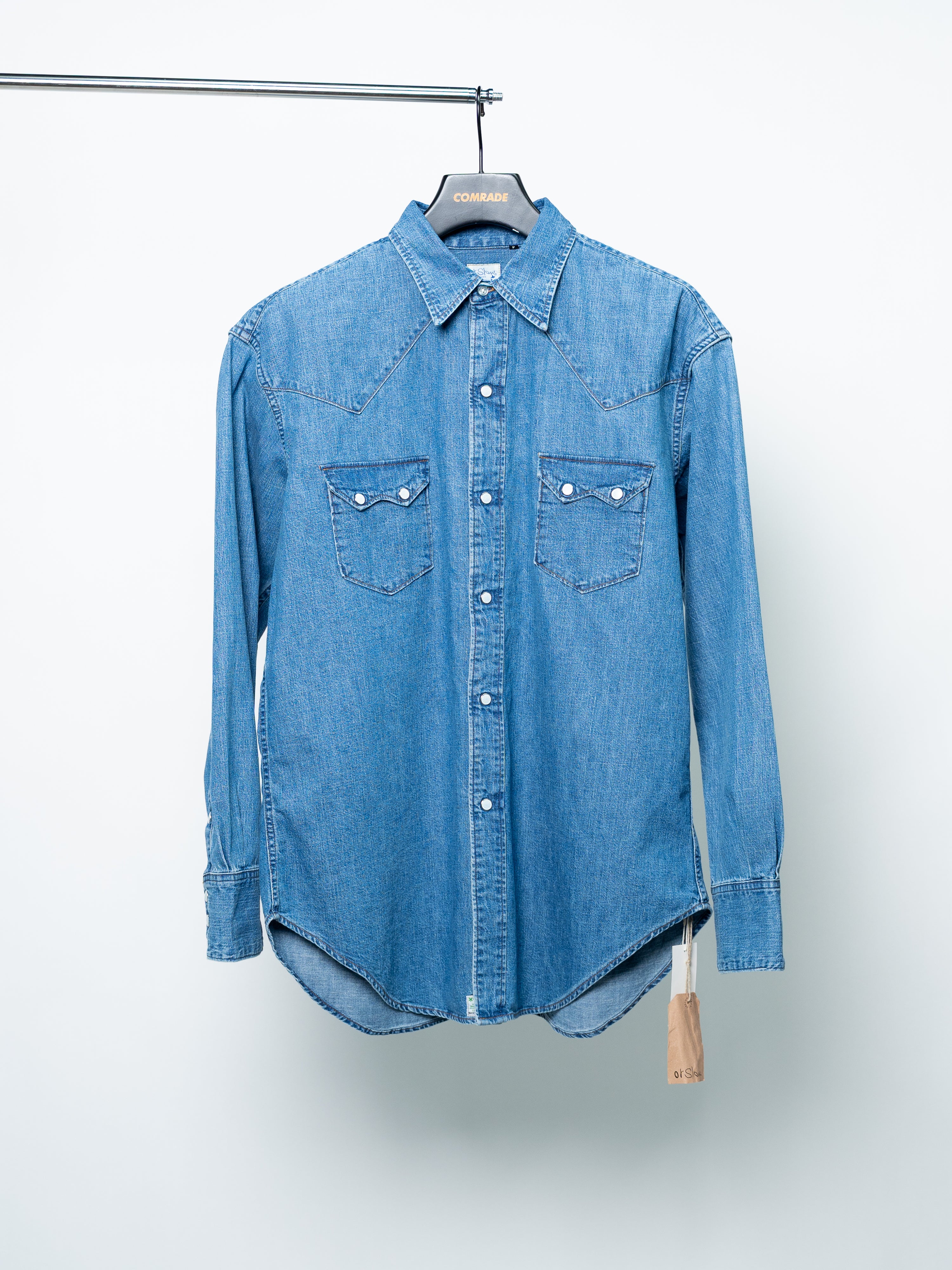 orSlow Denim Western Shirt (Denim Used)