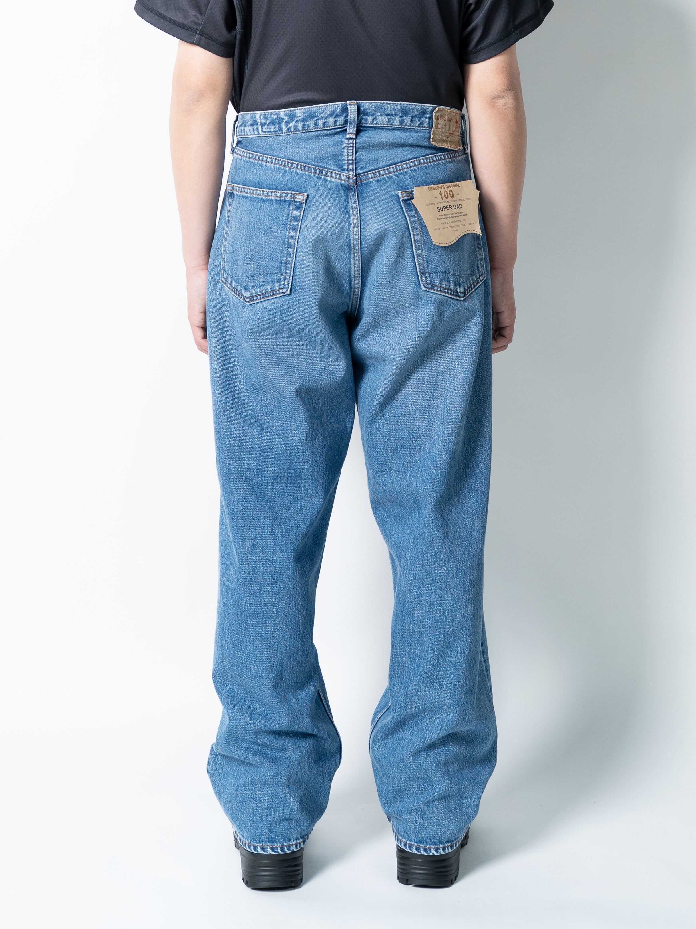 orSlow Super Dad's Denim Pants (Unisex) (Denim Used)