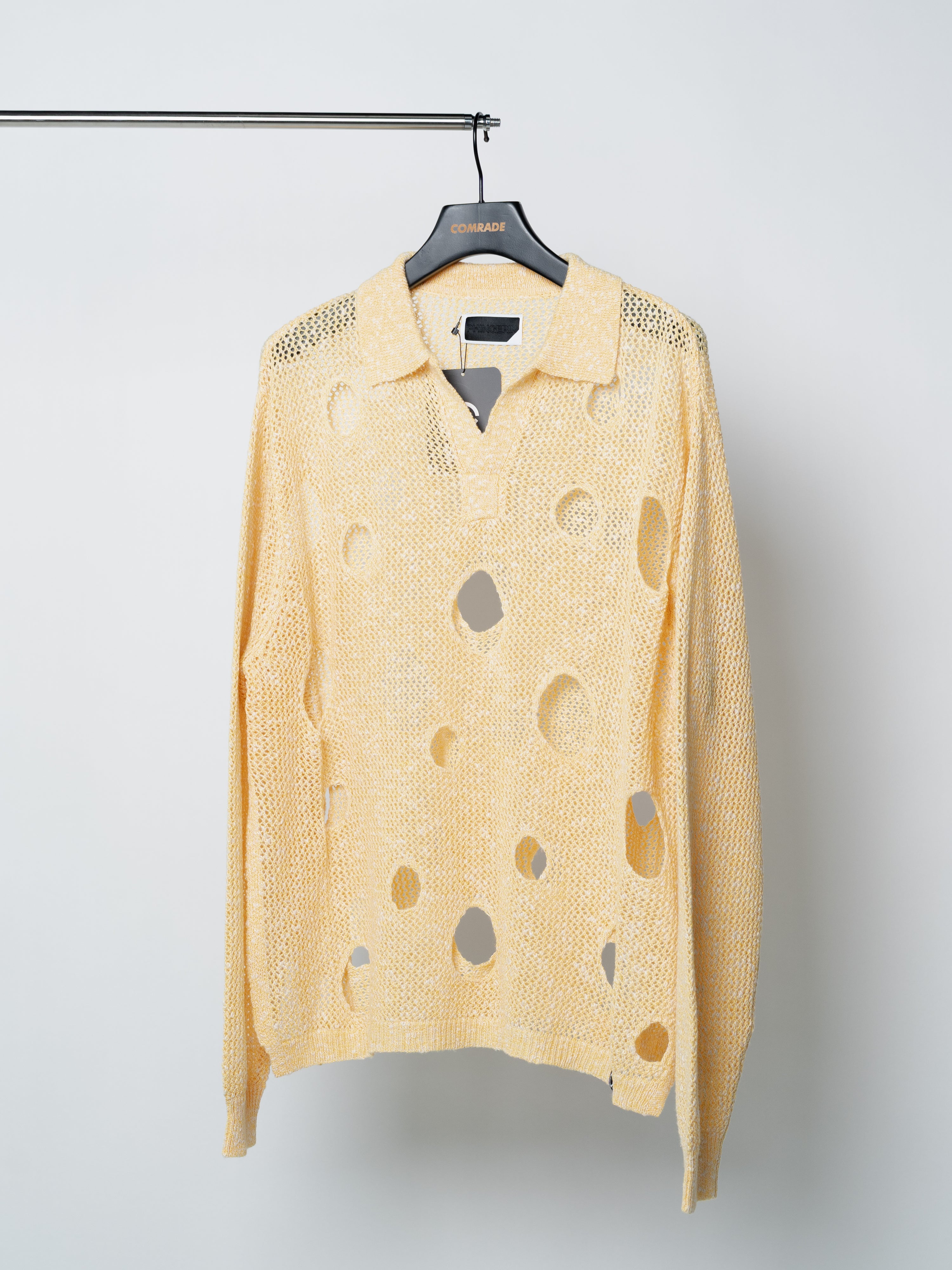 PHINGERIN Hole Knit Skipper (Yellow)