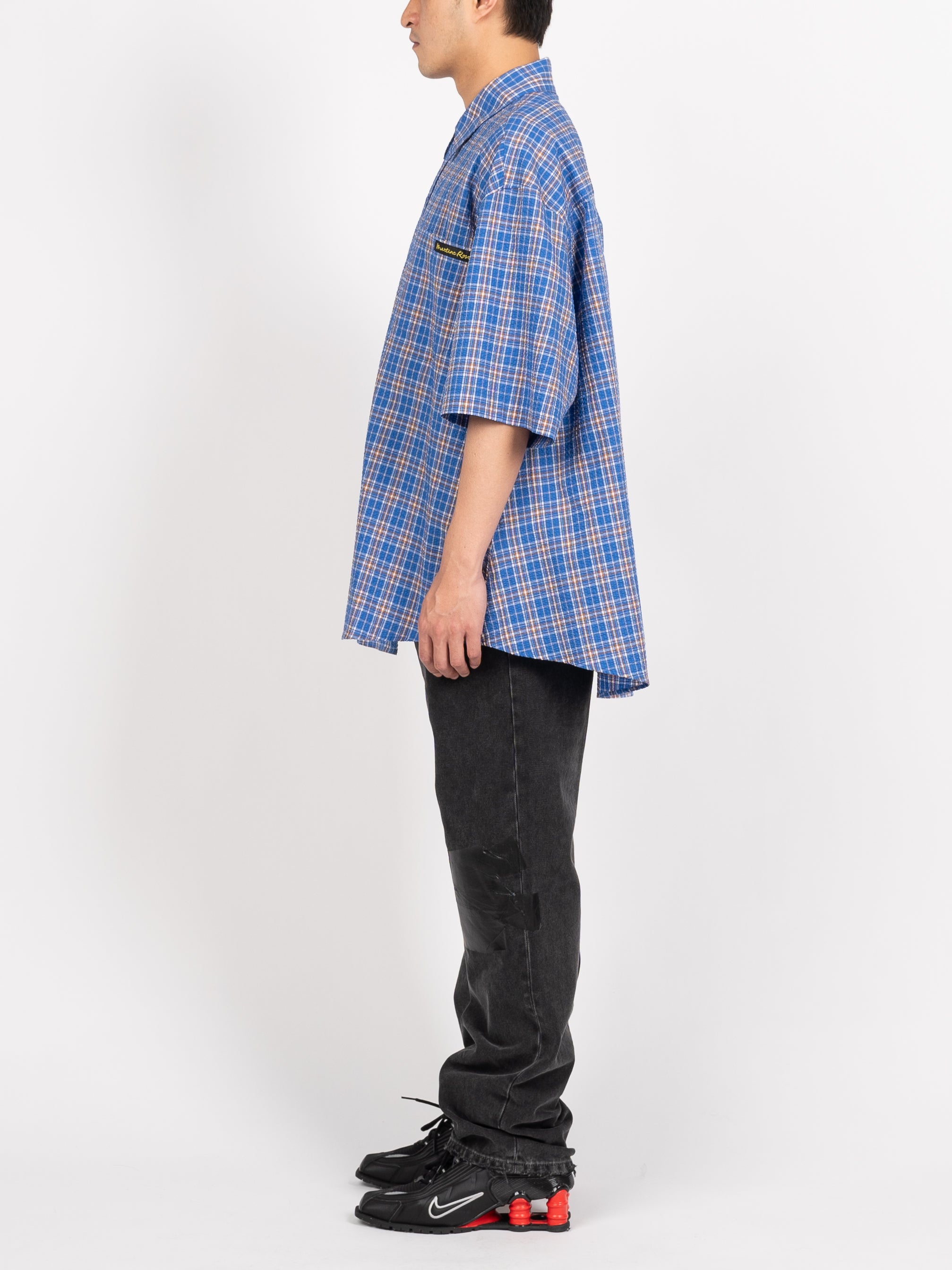 Martine Rose S/S Wrap Shirt (BLUCHK) | COMRADEHK