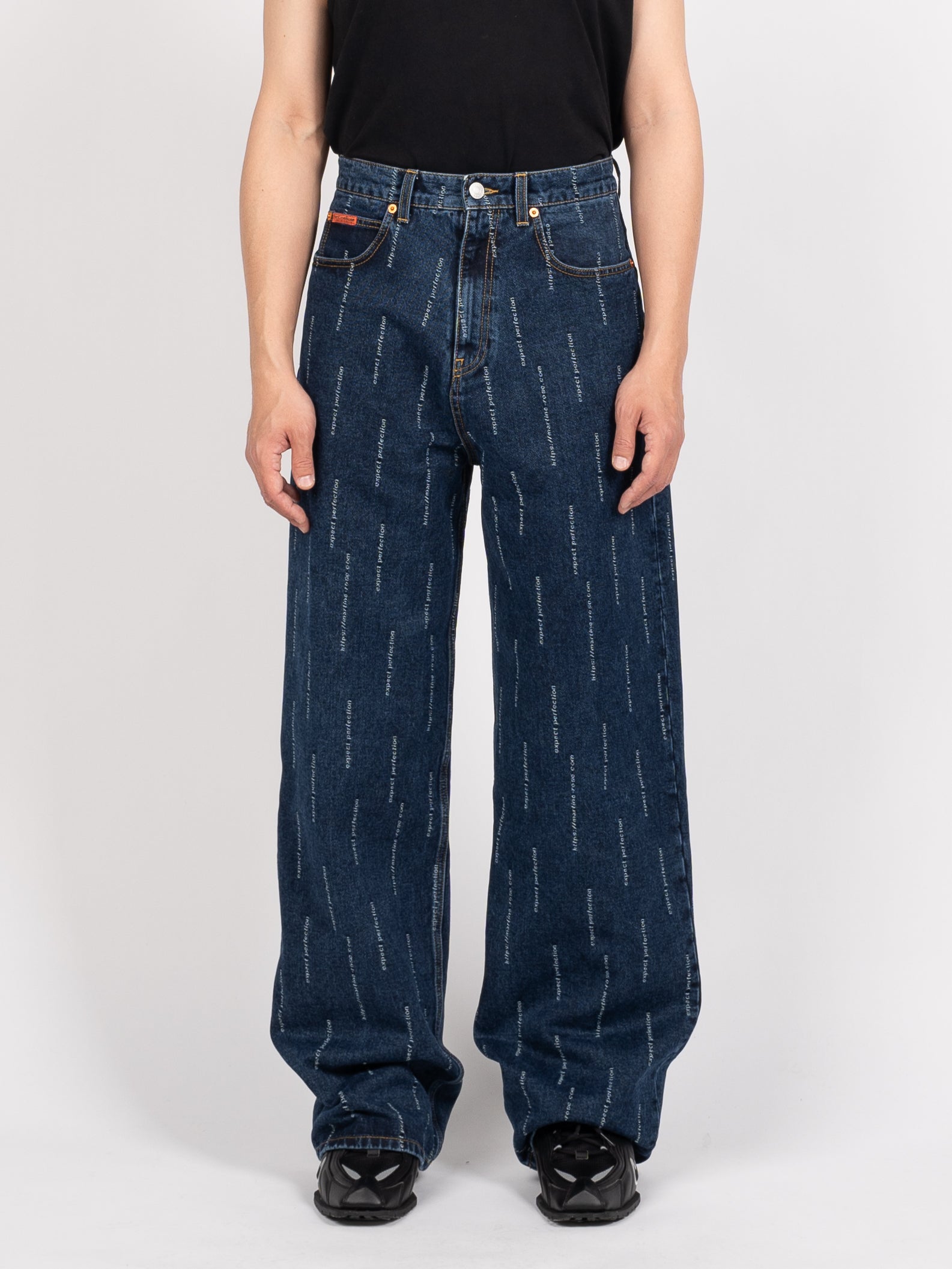 Martine Rose Wide Leg Jean (Mid Wash/Expect Perfection)
