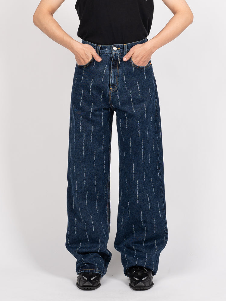Martine Rose Wide Leg Jean (Mid Wash/Expect Perfection)