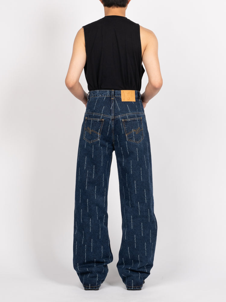 Martine Rose Wide Leg Jean (Mid Wash/Expect Perfection)