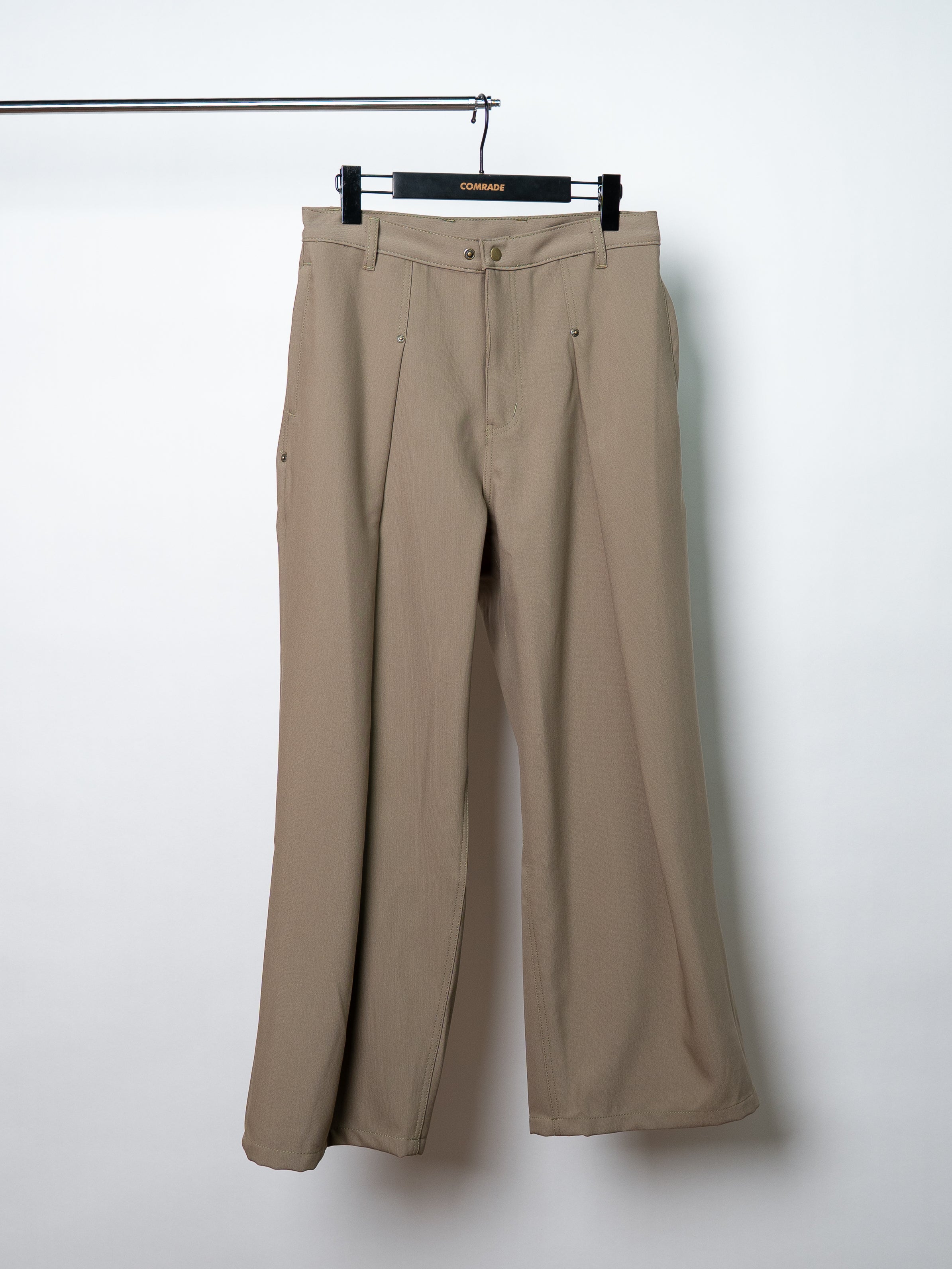 nul1.org Biofrost Mix Wool Pants (Khaki)