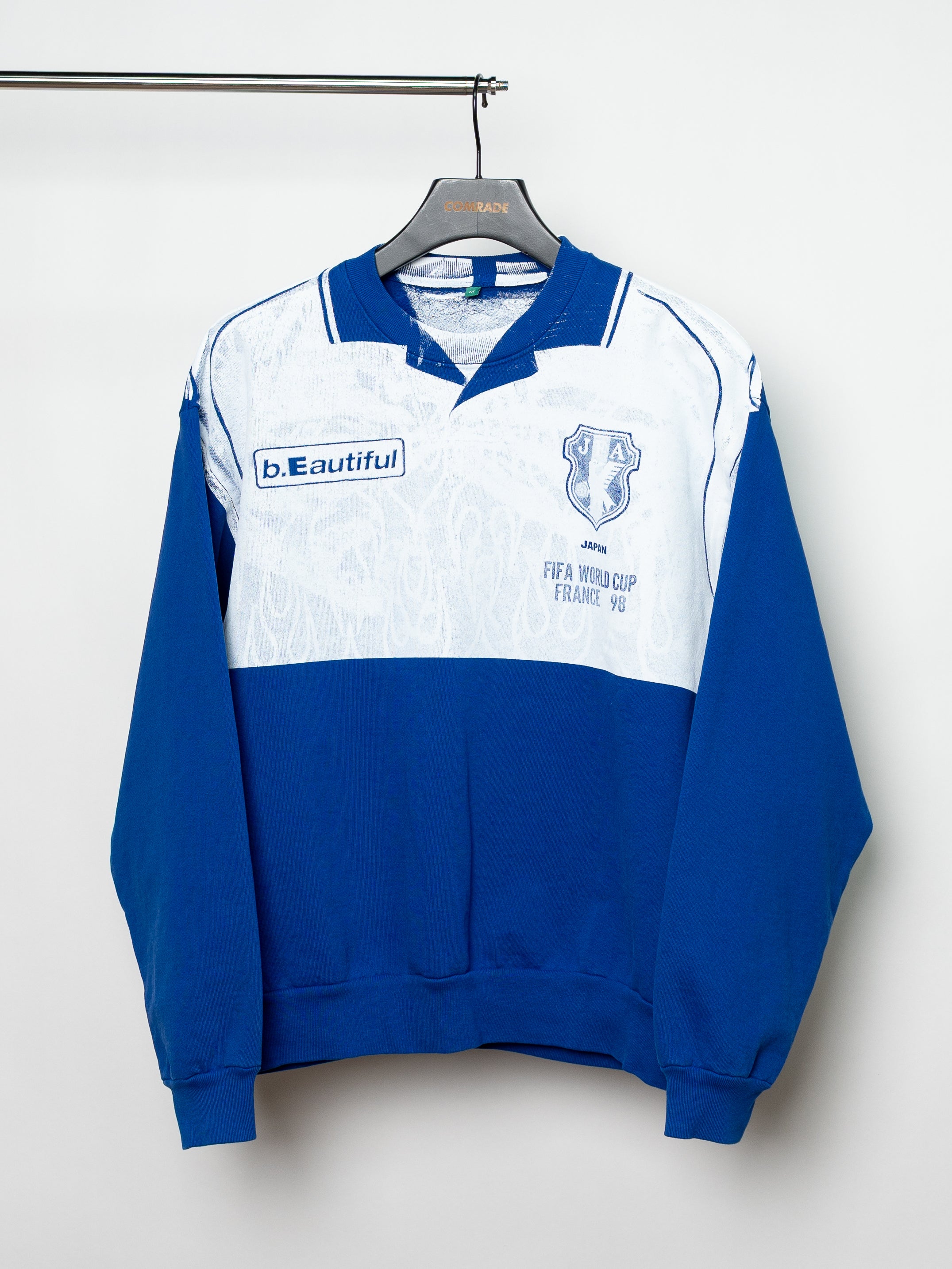 b.Eautiful Soccer Jersey 1 Crewneck Sweatshirt (Cobalt Blue)