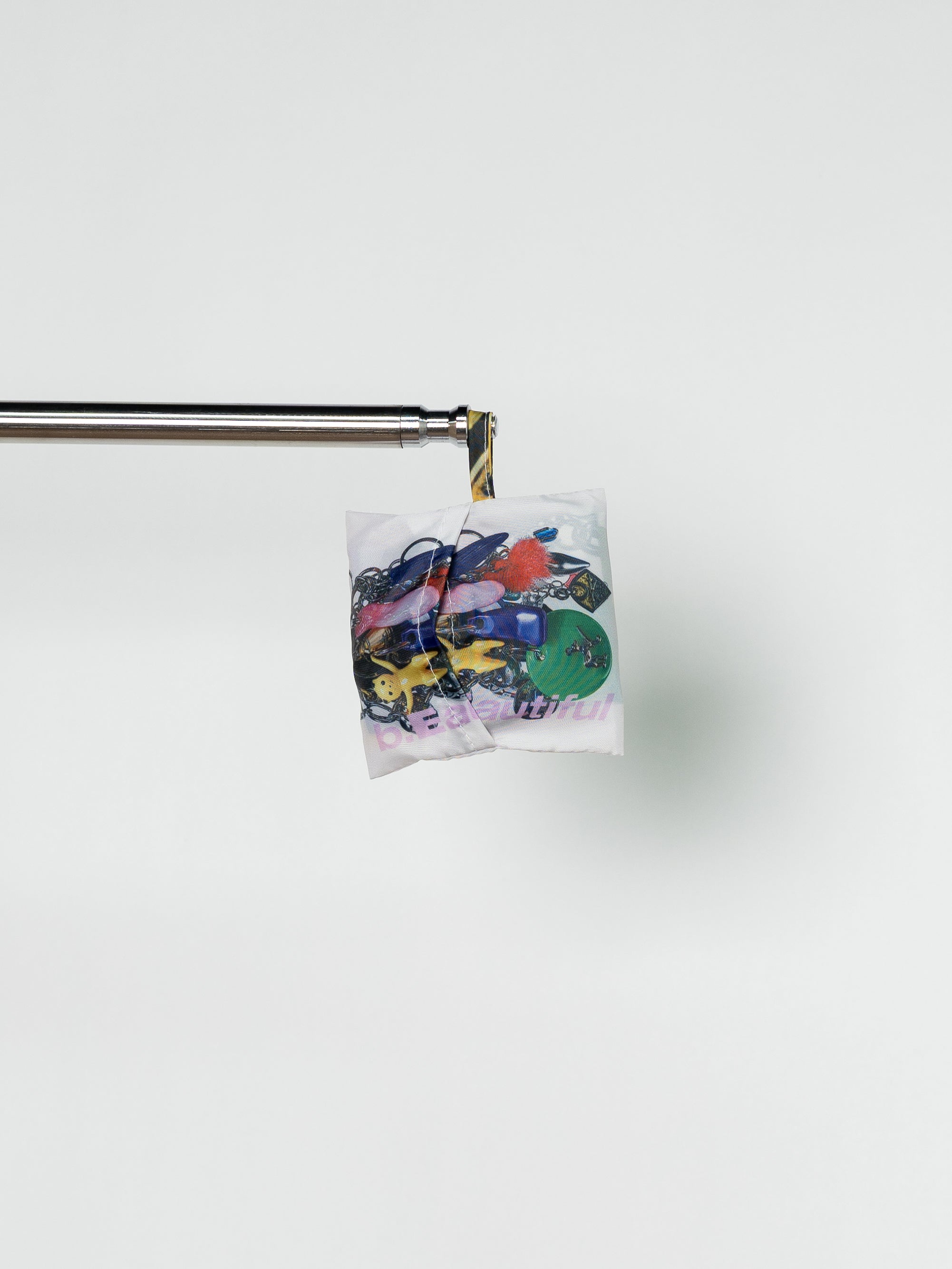 b.Eautiful Keychains Reusable Bag Mini (White)