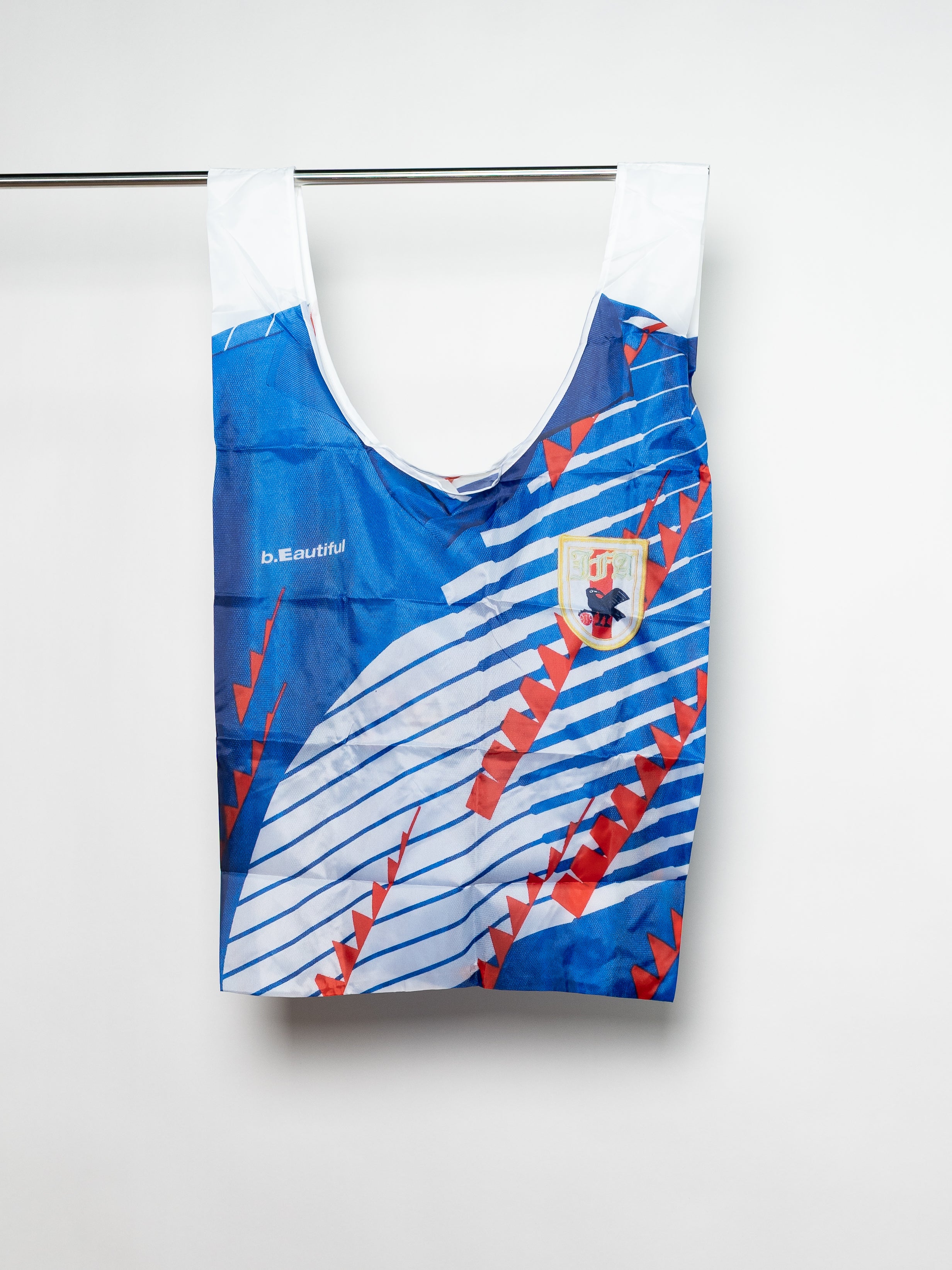 b.Eautiful Soccer Jersey Reusable Bag XL (Blue / White)