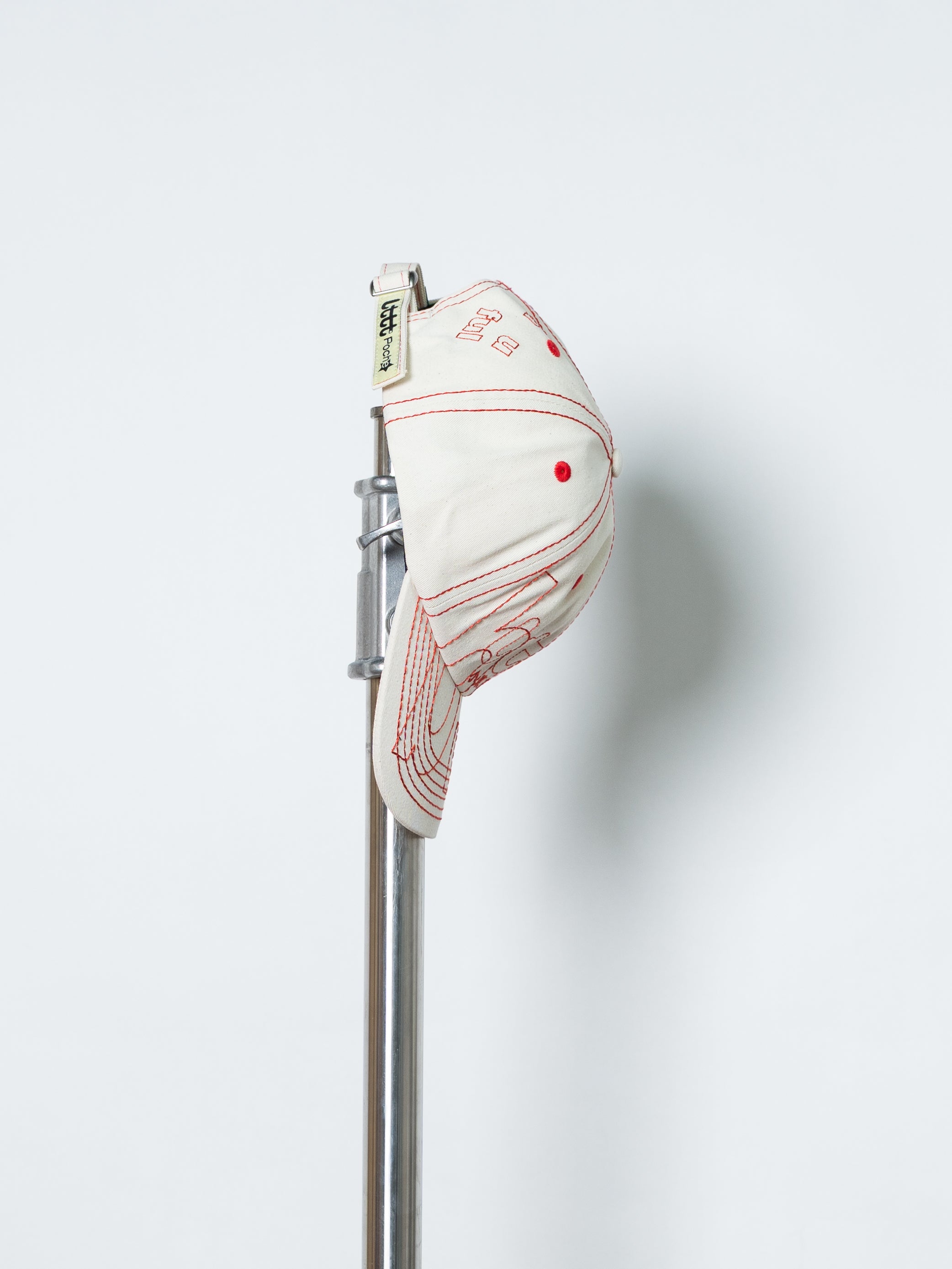 b.Eautiful x LTTT Vapor Hat white × red b.Eautiful