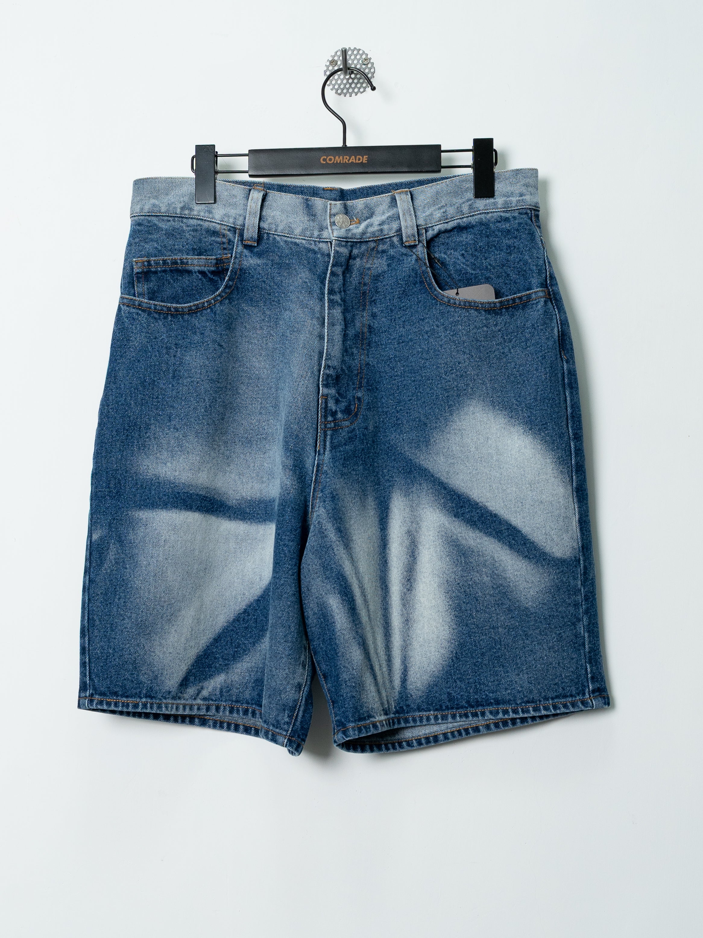 PHINGERIN 6 Pocket Denim Shorts (Lazer Navy)