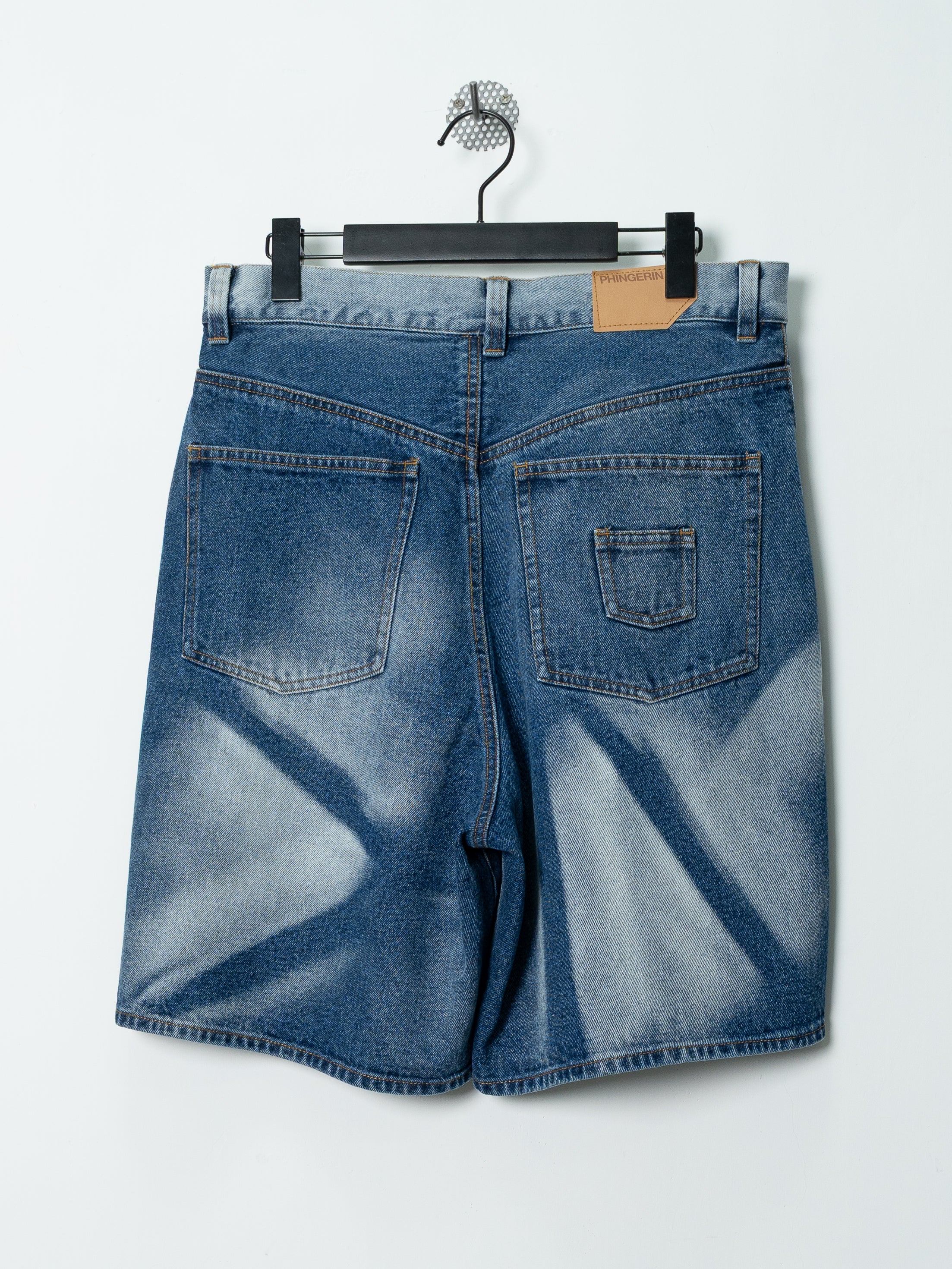 PHINGERIN 6 Pocket Denim Shorts (Lazer Navy)