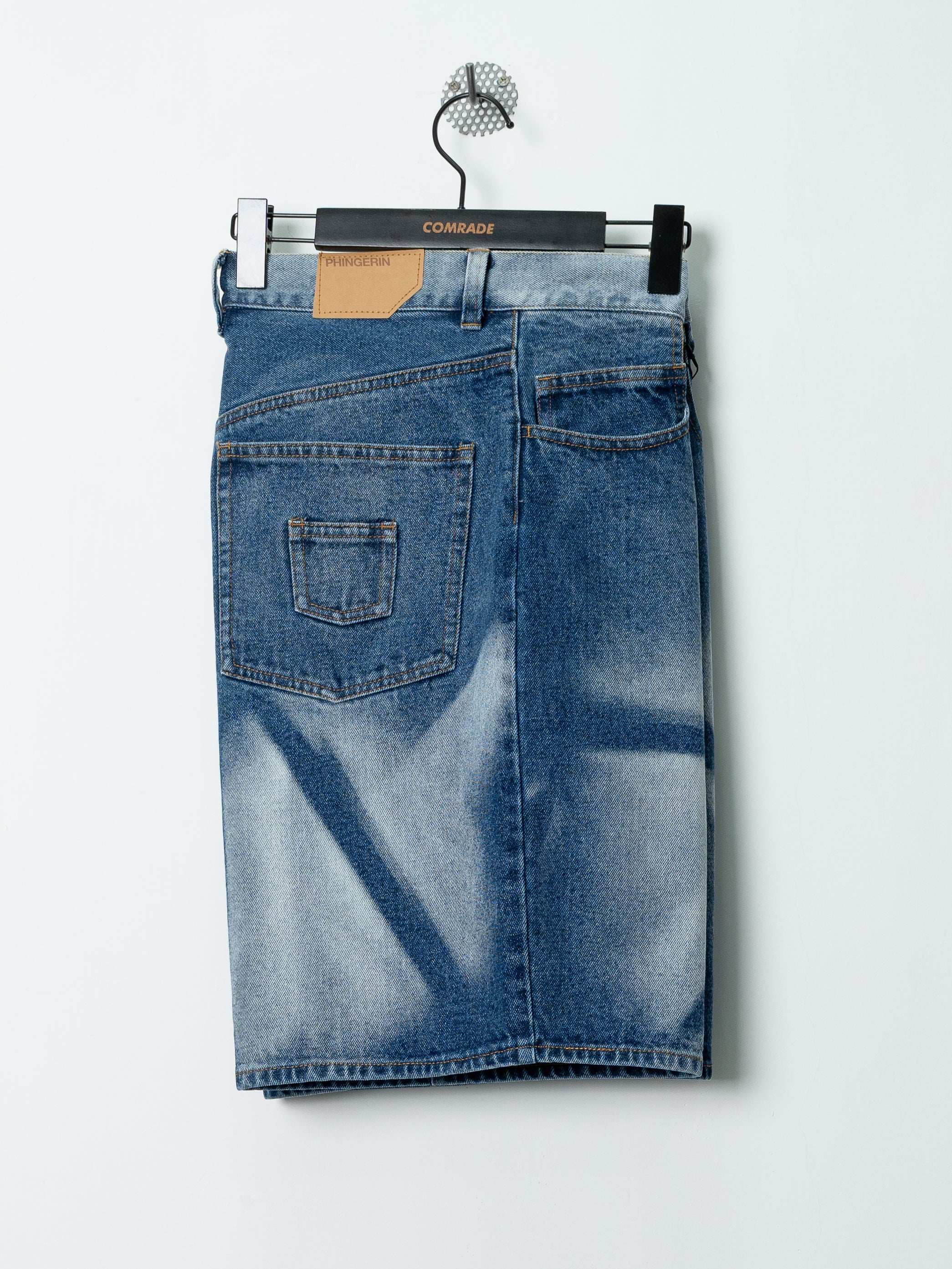 PHINGERIN 6 Pocket Denim Shorts (Lazer Navy)